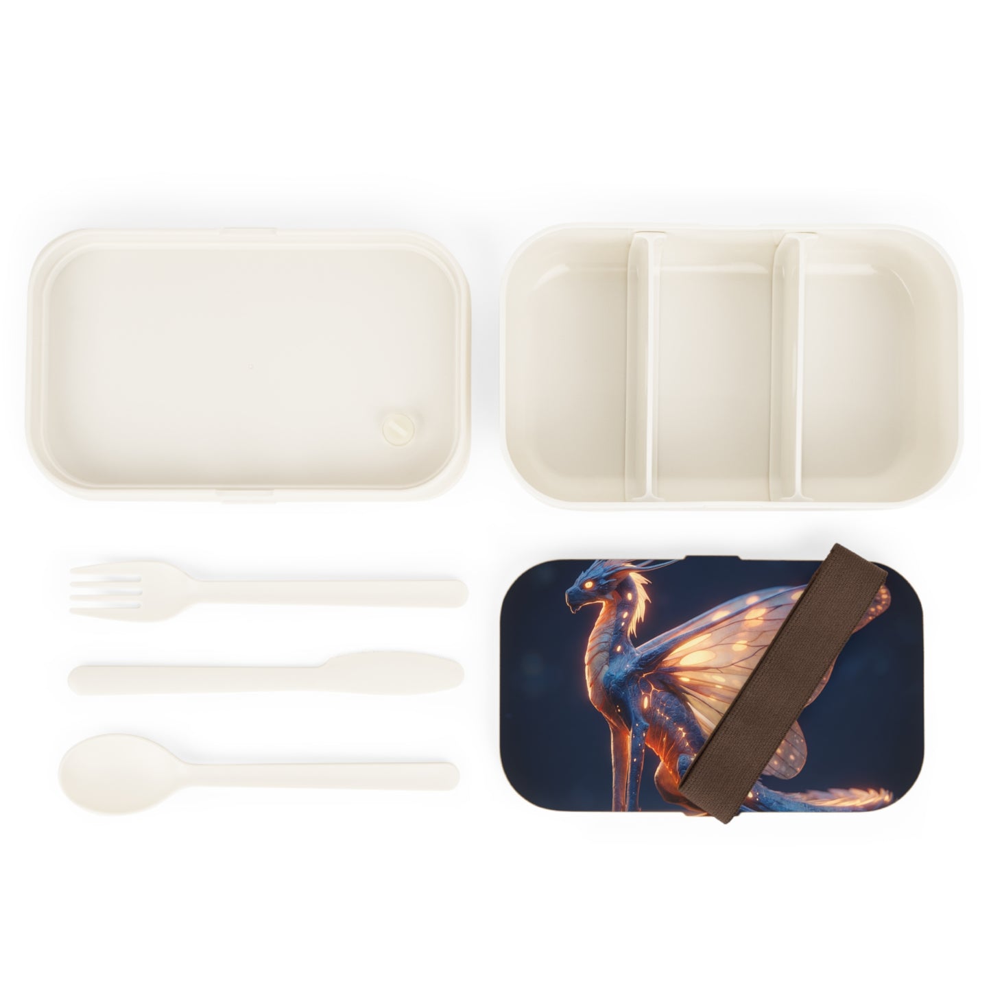Luminescent Dragonfly Dragon Bento Lunch Box – Twilight Guardian of Gentle Glow