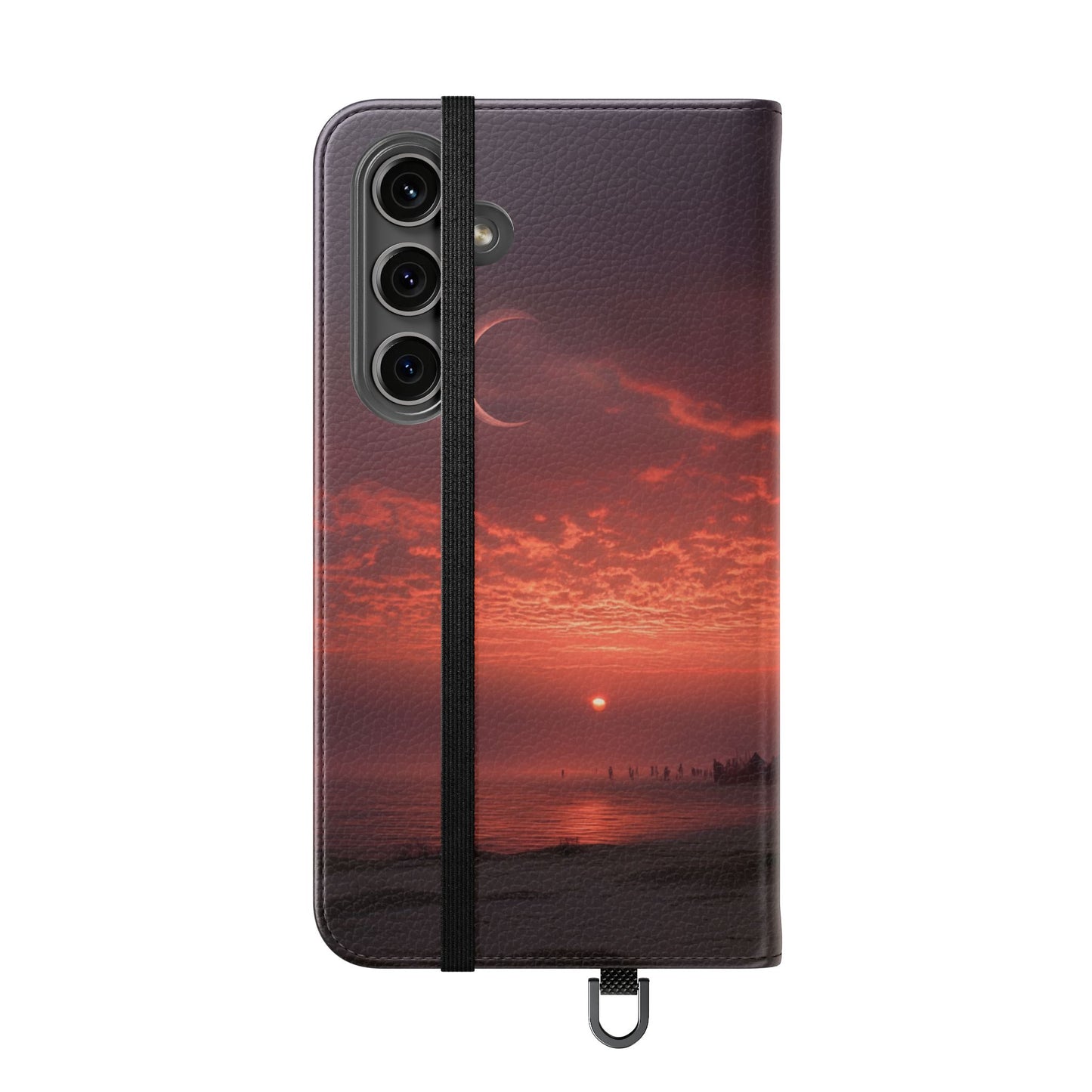 Twilight Sentinel Flip Cases – Moonlit Stairway to the Horizon
