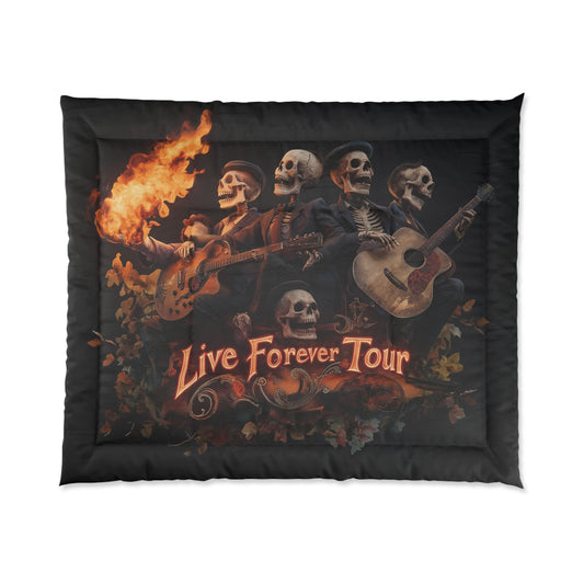 Skeleton Band Comforter – Live Forever Tour Flame Performance