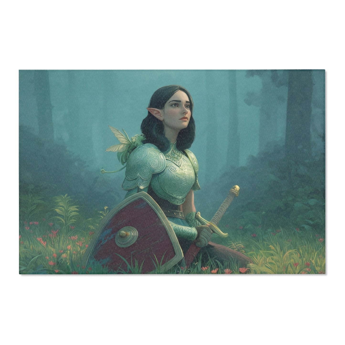 Elven Sentinel Area Rugs – Whispering Grove Pause