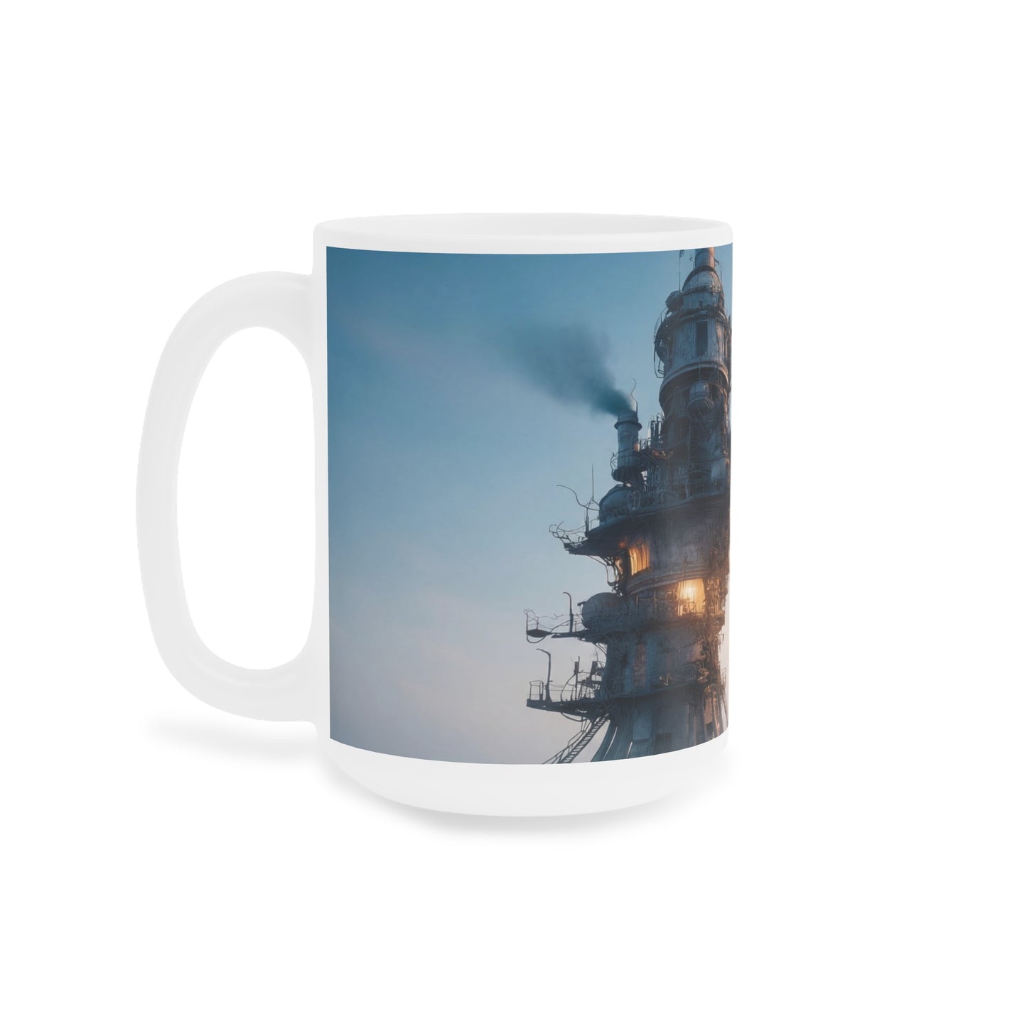 Skyward Steam Tower Ceramic Mugs (11oz\15oz\20oz) – Lonely Engineer’s Dawn