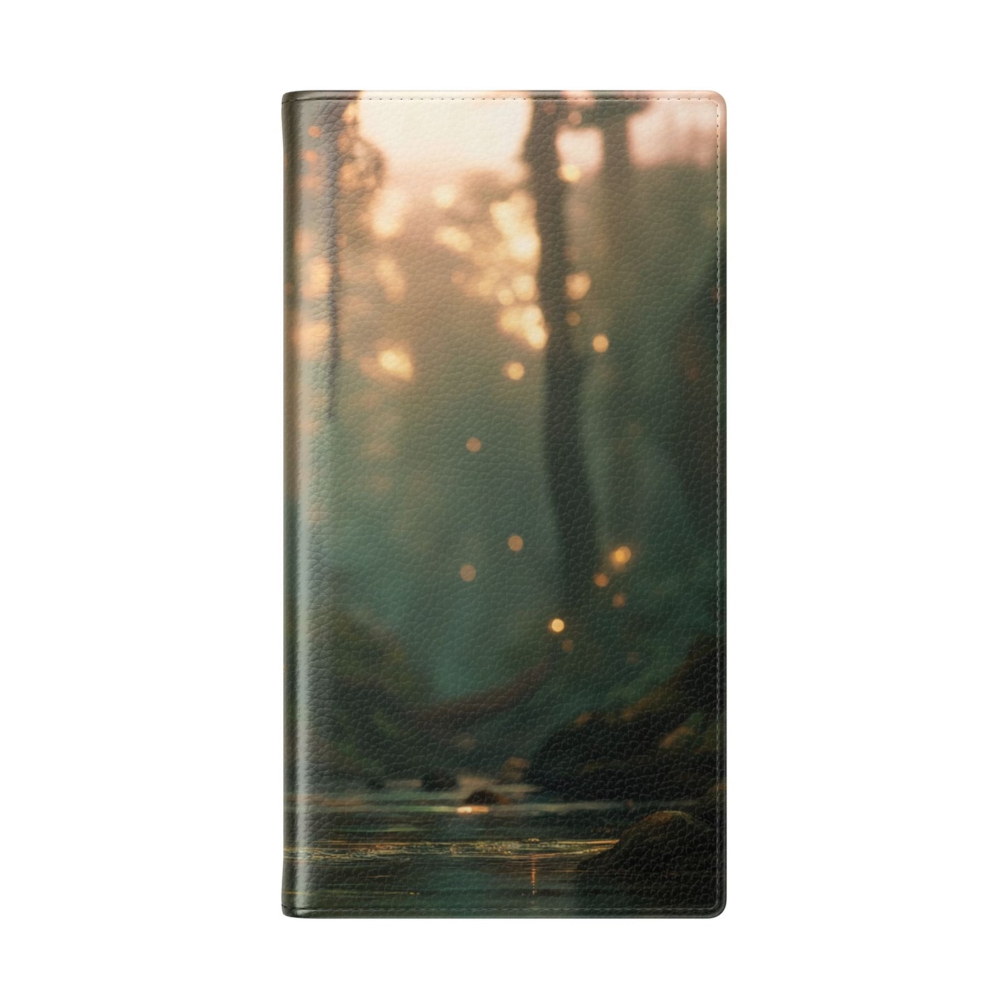 Mossy Bank Fairy Flip Cases – Golden Hour Sentinel Portrait