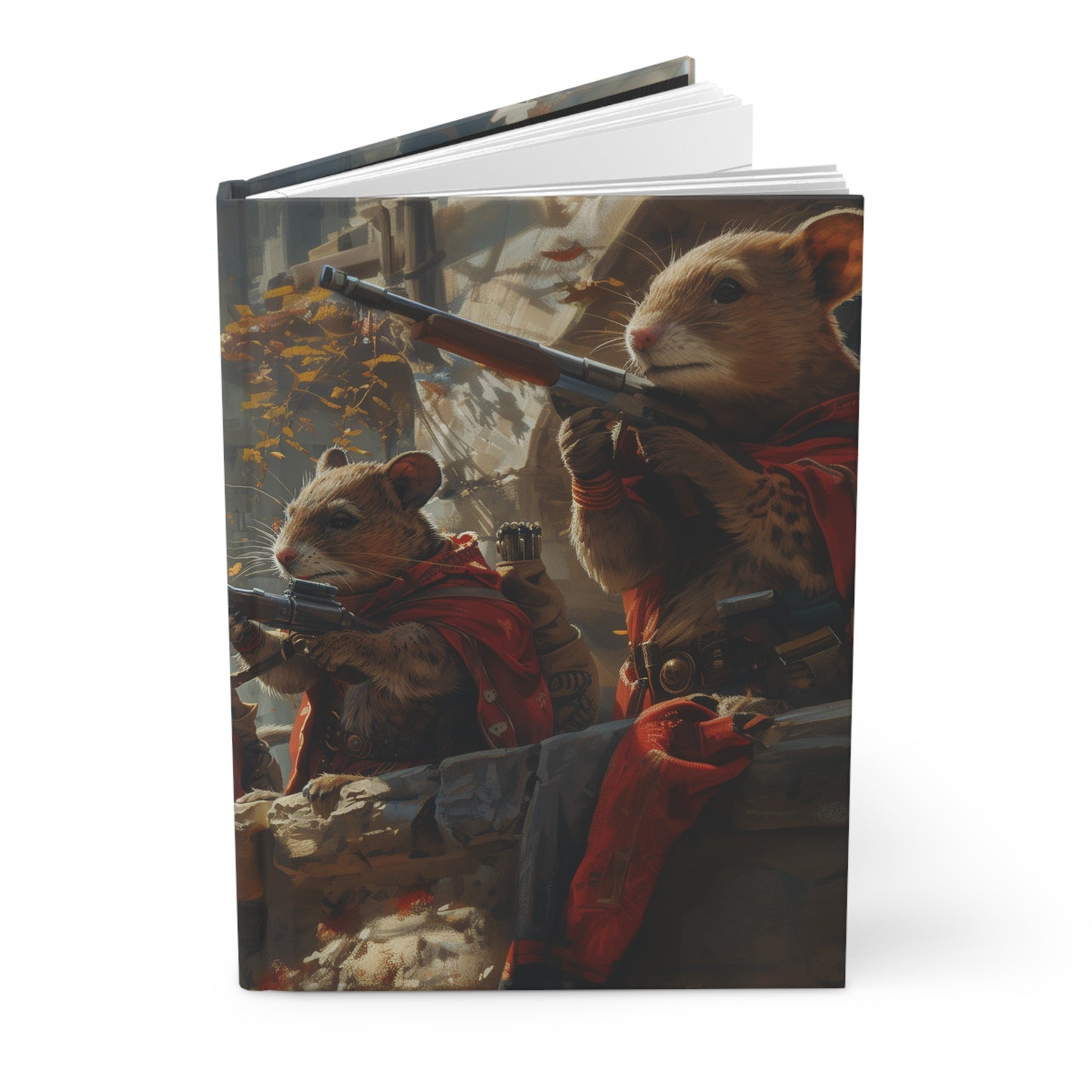 Mouse Scouts Hardcover Journal Matte – Sunlit Ruins & Red Cloaks
