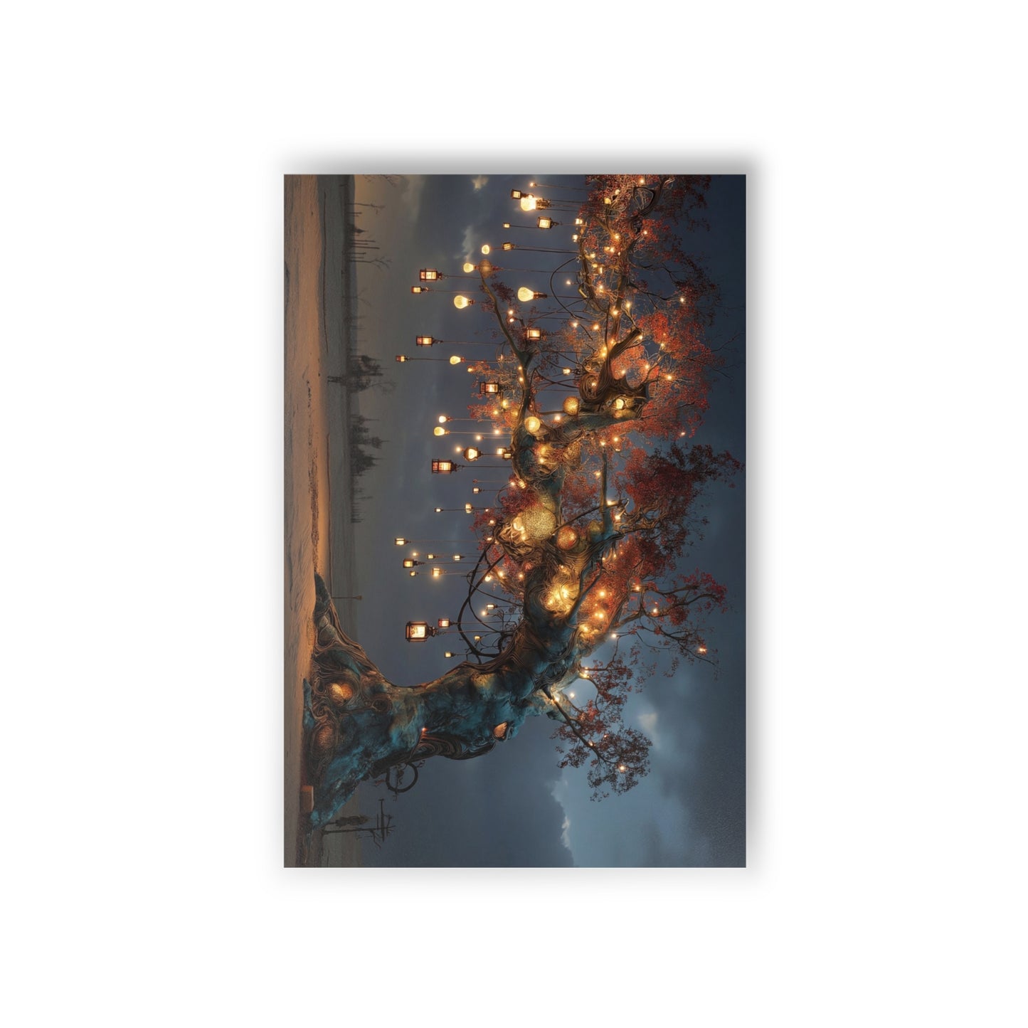Lantern Grove Postcards (10pcs) – Twilight Sentinel Tree