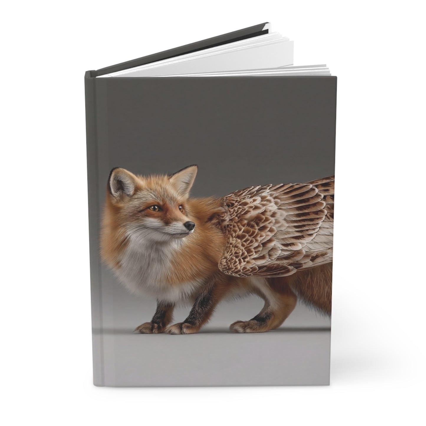 Winged Foxes Hardcover Journal Matte – Whispers of the Wild Sky
