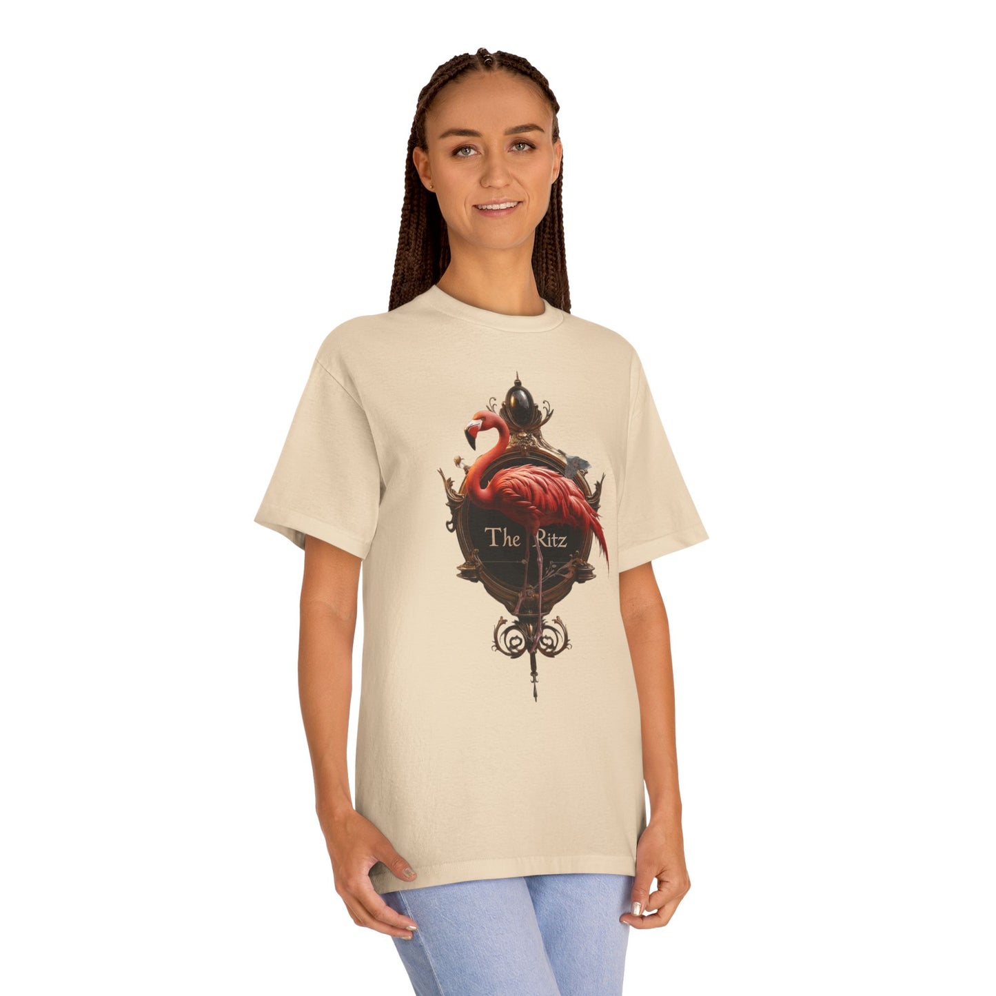 Neon Flamingo Clock – The Ritz Ornate Wall Art Tee