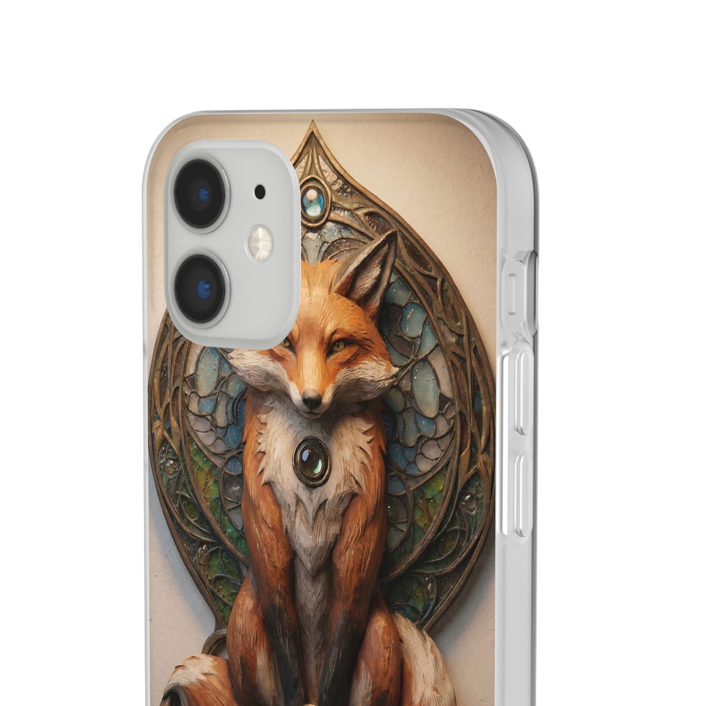 Fox Sentinel Flexi Cases – Amber Glaze and Stained Glass Reverie