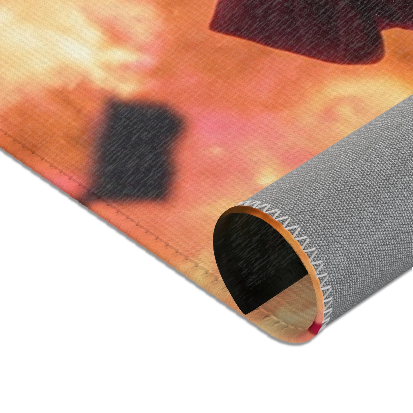Crimson Explosion Rug – Mad Scientist’s Fiery Stand