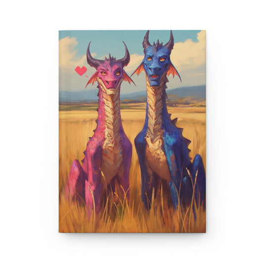 Dragon Lovers Hardcover Journal Matte – Golden Field Romance
