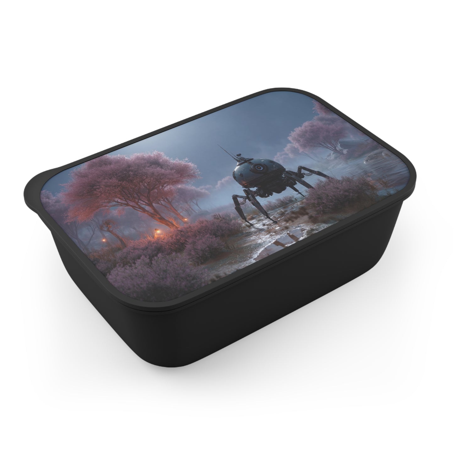 Sentient Probe PLA Bento Box with Band and Utensils – Twilight Bloom Encounter