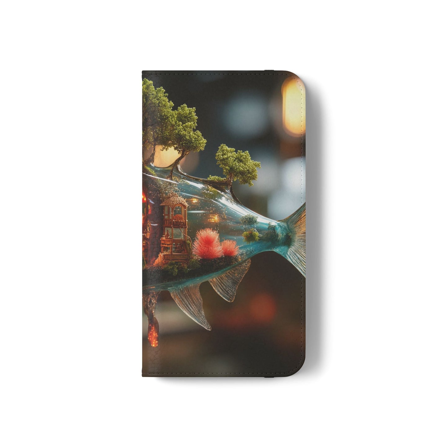 Forest Fish Flip Case – Liquid Glowwood Dreamscape