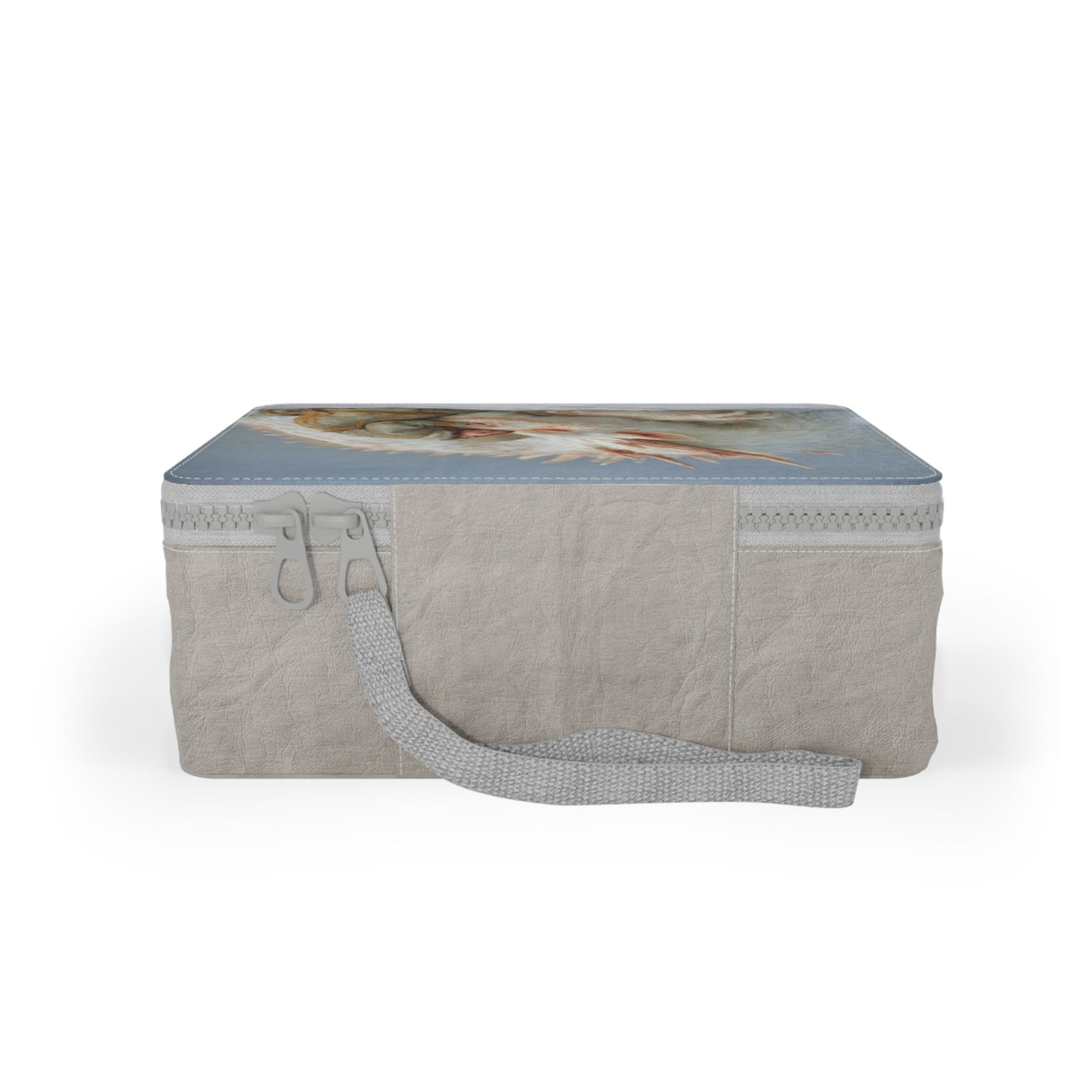 Sleeping Dragon & Child Paper Lunch Bag – Velvet Fur and Snowy Rest