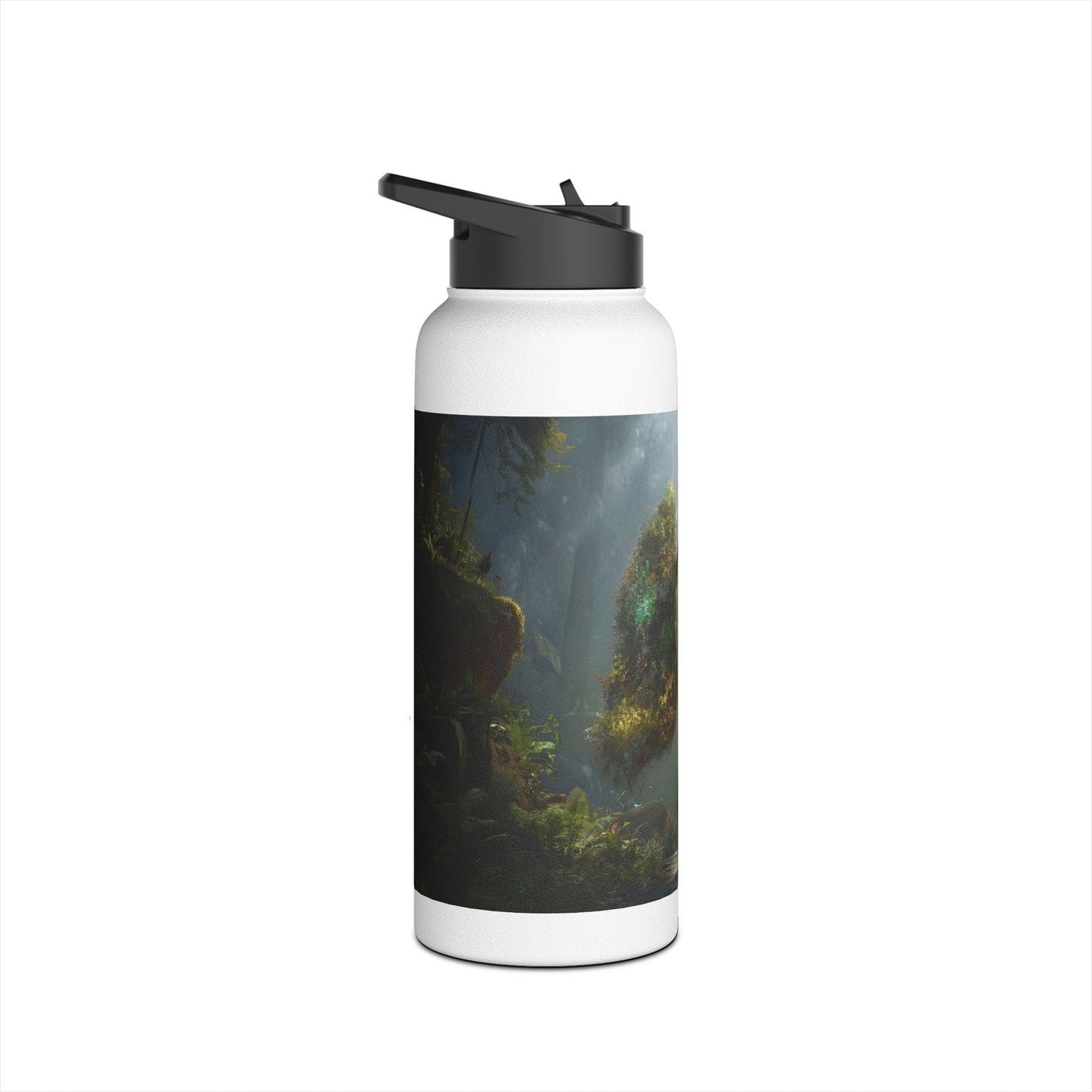 Lungs of the Forest Stainless Steel Water Bottle, Standard Lid – Breath of Ancient Canopy