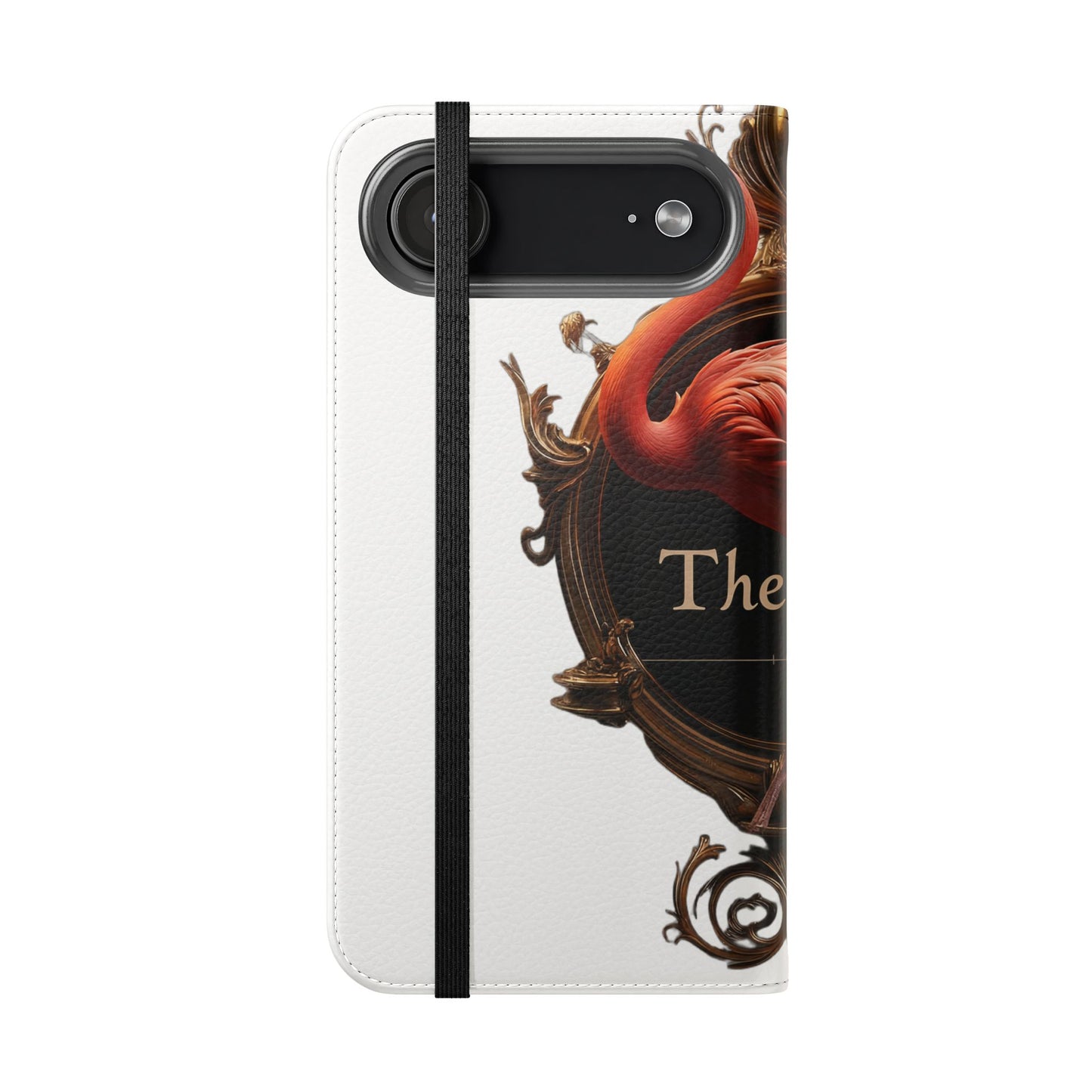 The Ritz Flamingo Flip Cases – Gilded Ornate Frame Art Design