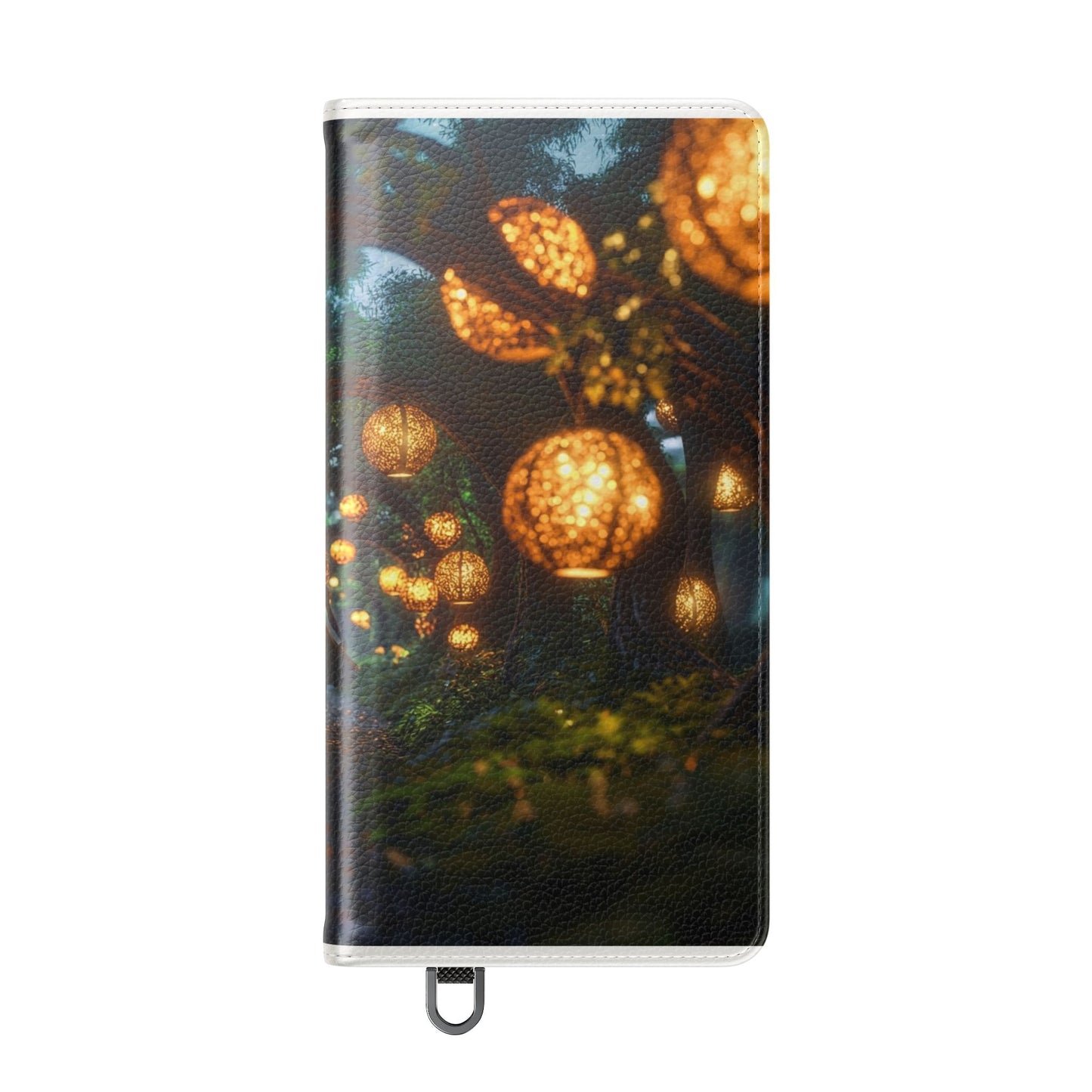 Lantern Archway Flip Cases – Girl Walking Through Forest Tunnel Art Case