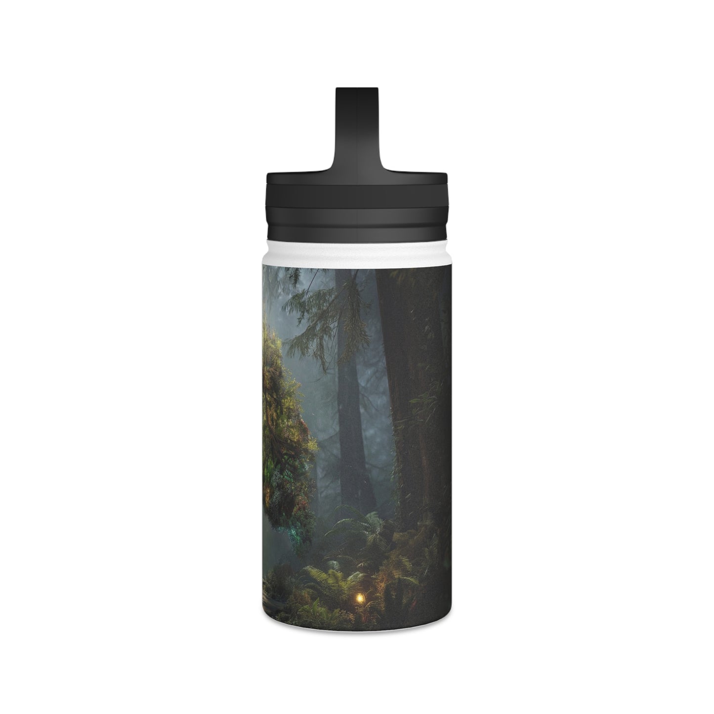 Lungs of the Wild Stainless Steel Water Bottle, Handle Lid – Breath of the Ancient Grove