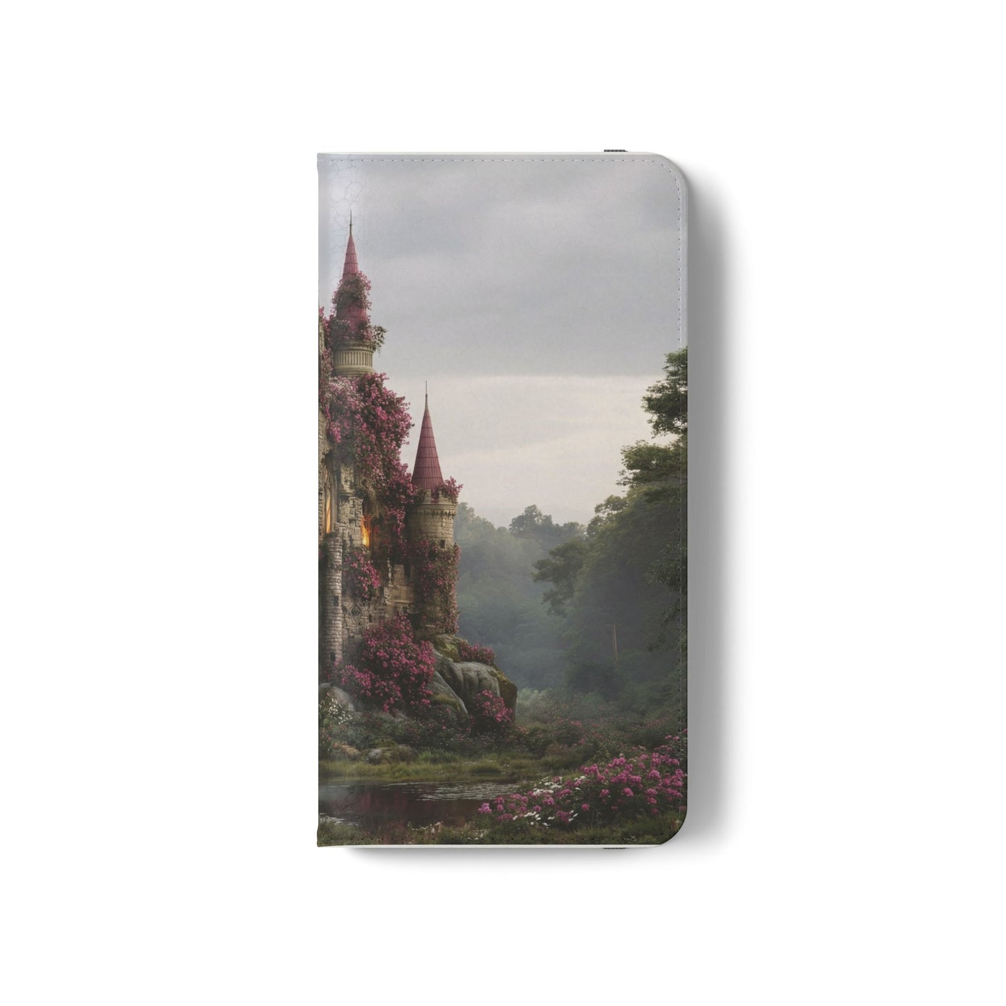 Blossom Spire Flip Cases – Pink Ivy Gothic Castle Cover