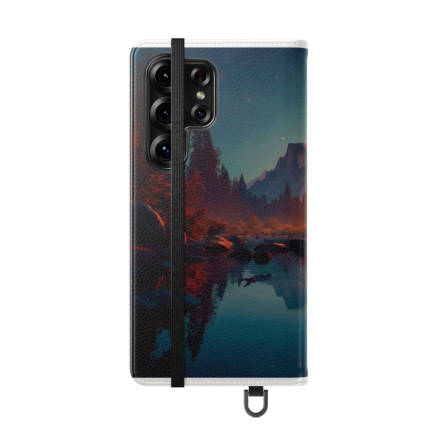 Starlit Valley Flip Cases – Twilight River and Half Dome Reflections