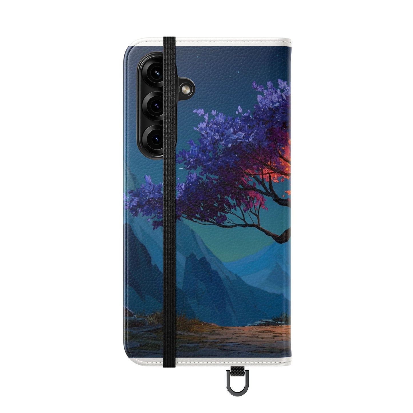 Violet Flame Tree Flip Cases – Twilight Mountain Glow Case