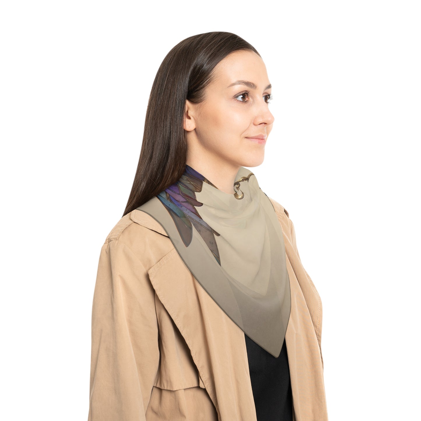 Celestial Phoenix Scarf – Wings of Twilight Stained Glass
