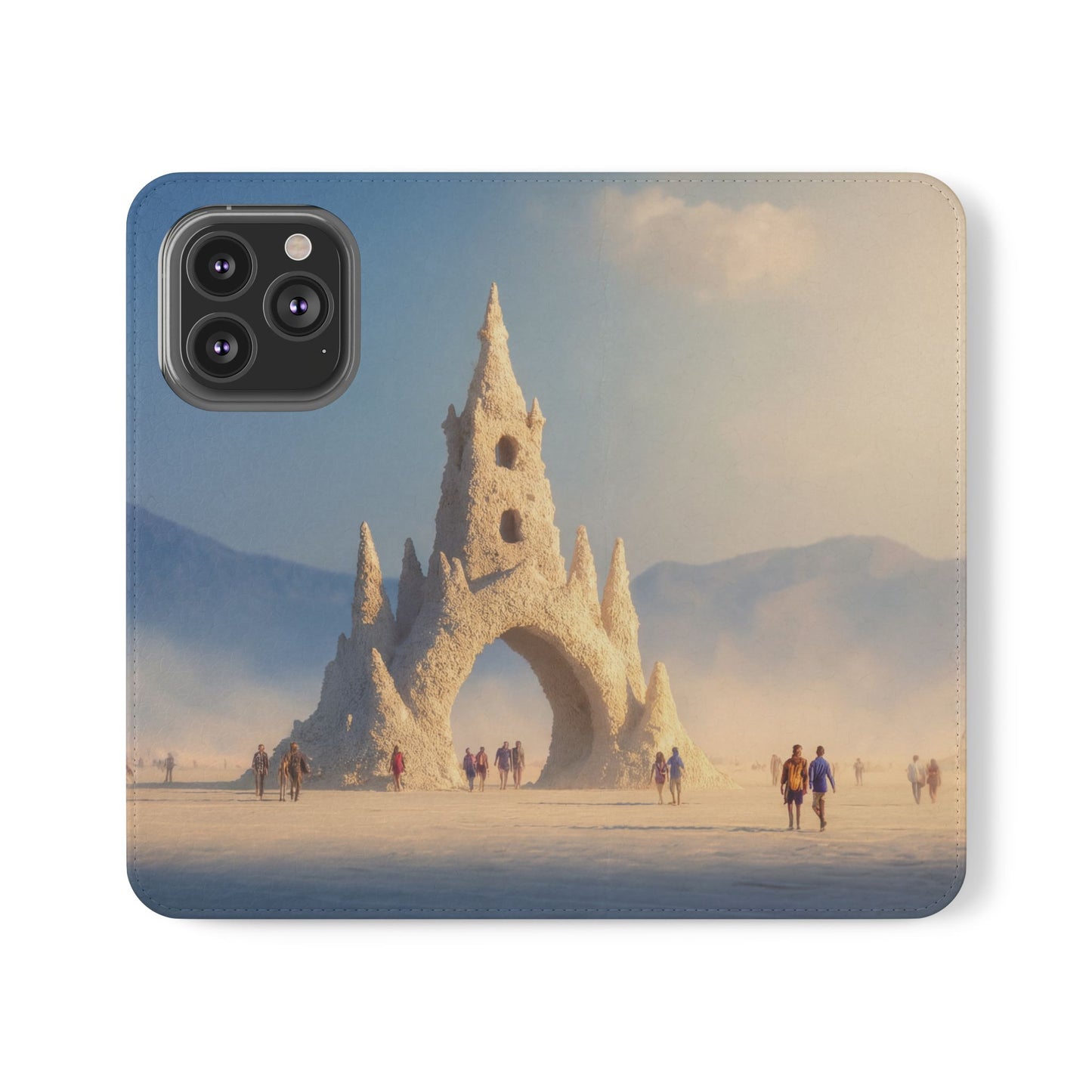 White Tower Flip Cases – Salt Desert Gateway Art