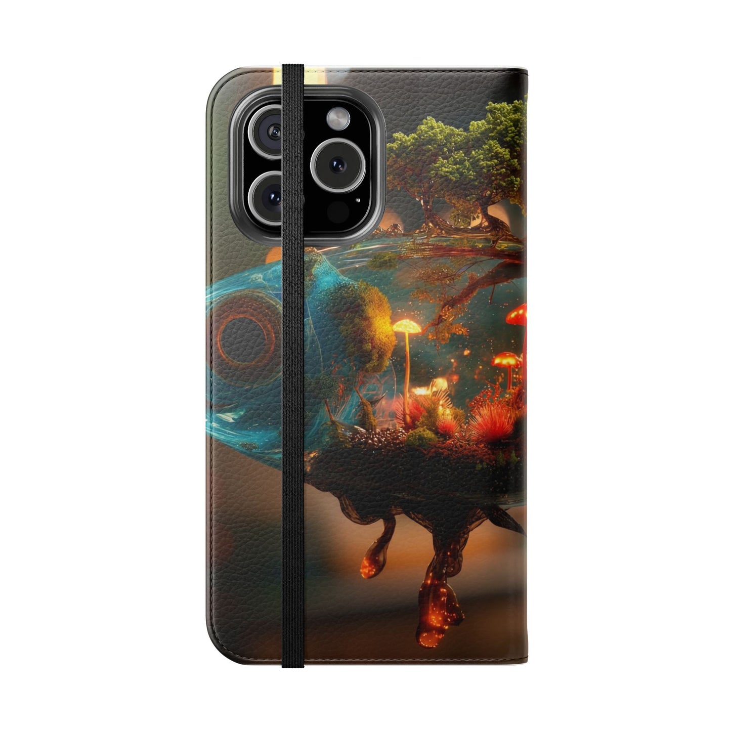 Forest Fish Flip Case – Liquid Glowwood Dreamscape