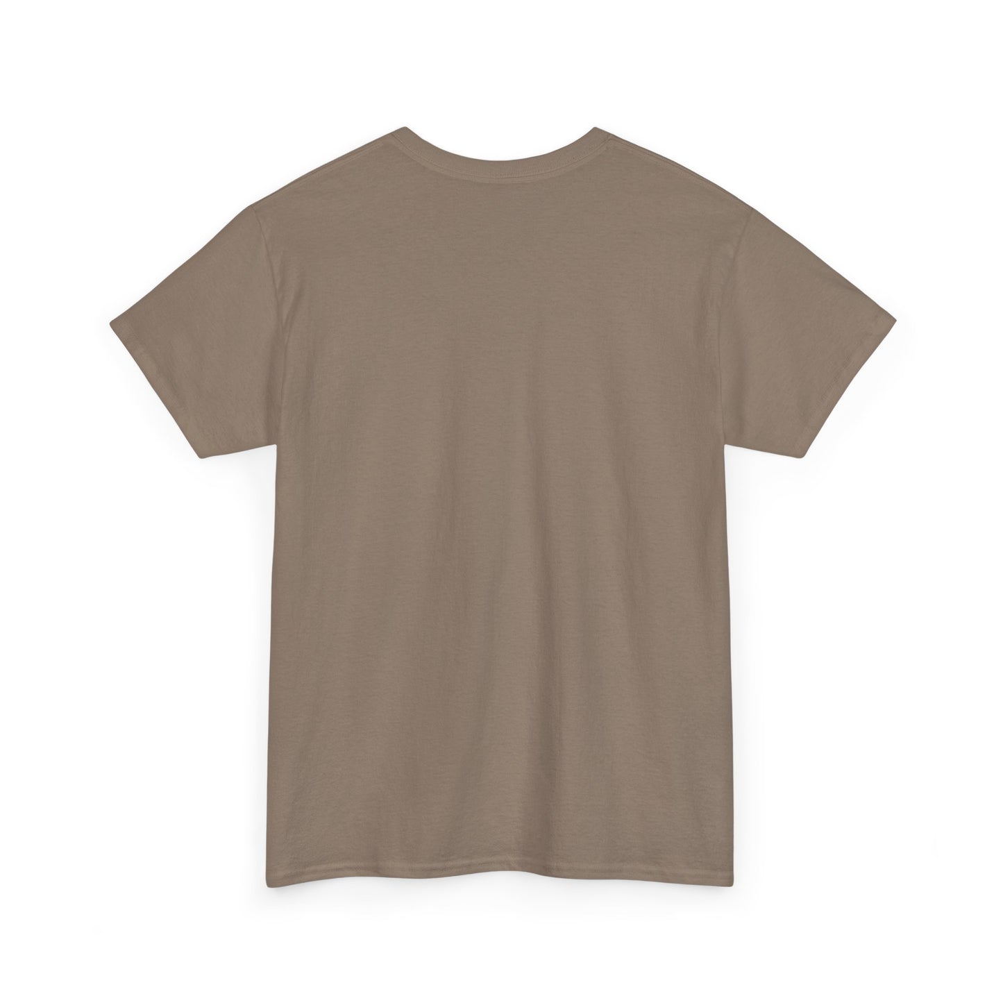 Mossy Gnome Unisex Heavy Cotton Tee – Rust-Haired Guardian with Satchel