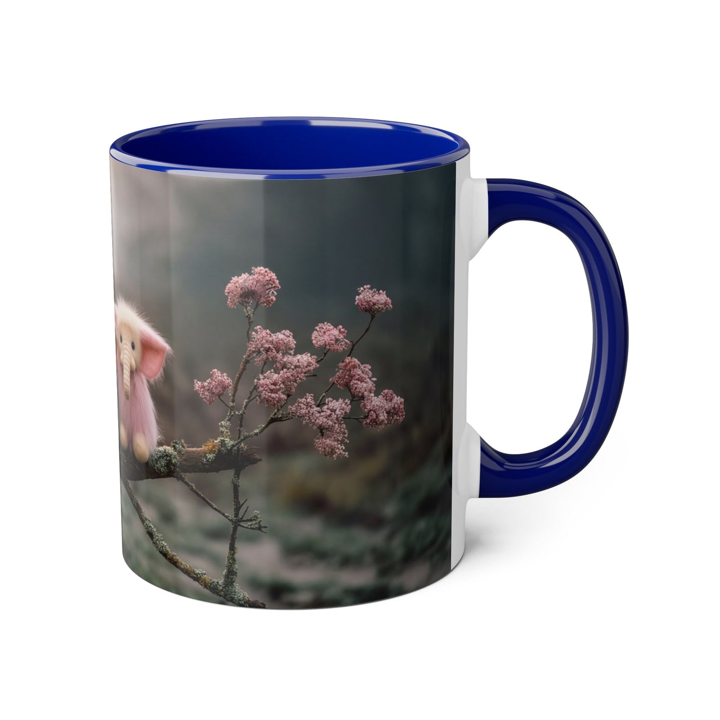Fuzzy Pink Elephants Accent Mugs, 11oz – Mossy Branch Guardianship