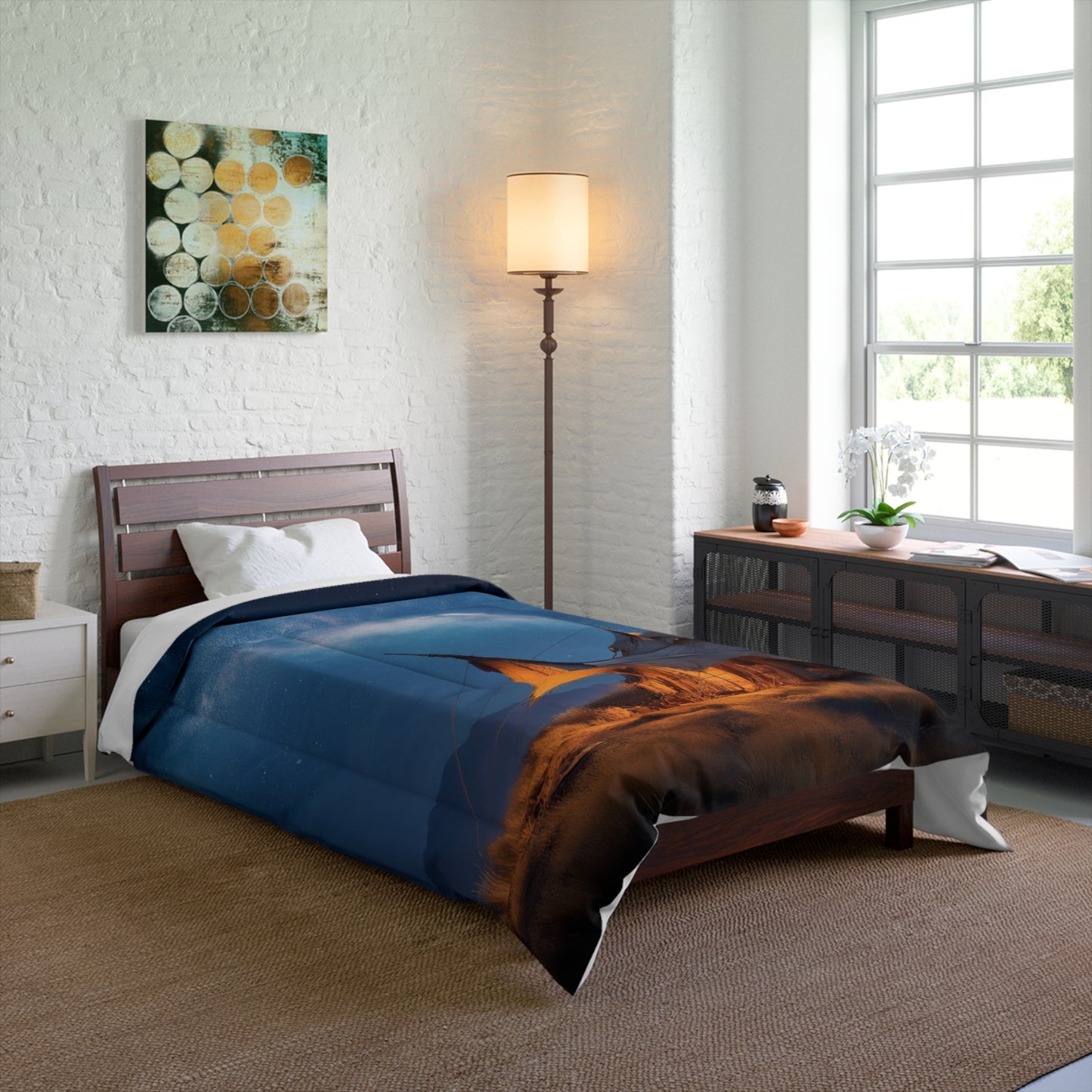 Starlit Nomad Tent Comforter – Milky Way Haven Under the Cosmos