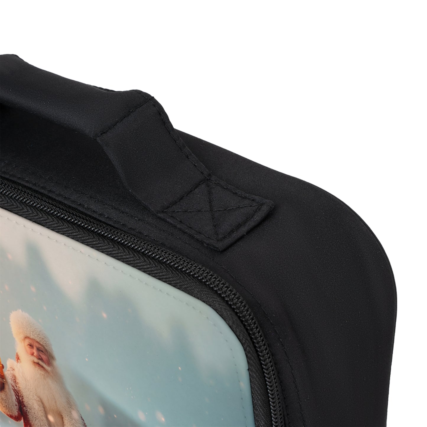 Santa with Ale Lunch Bag – Winter’s Warm Toast in Snowdrifts