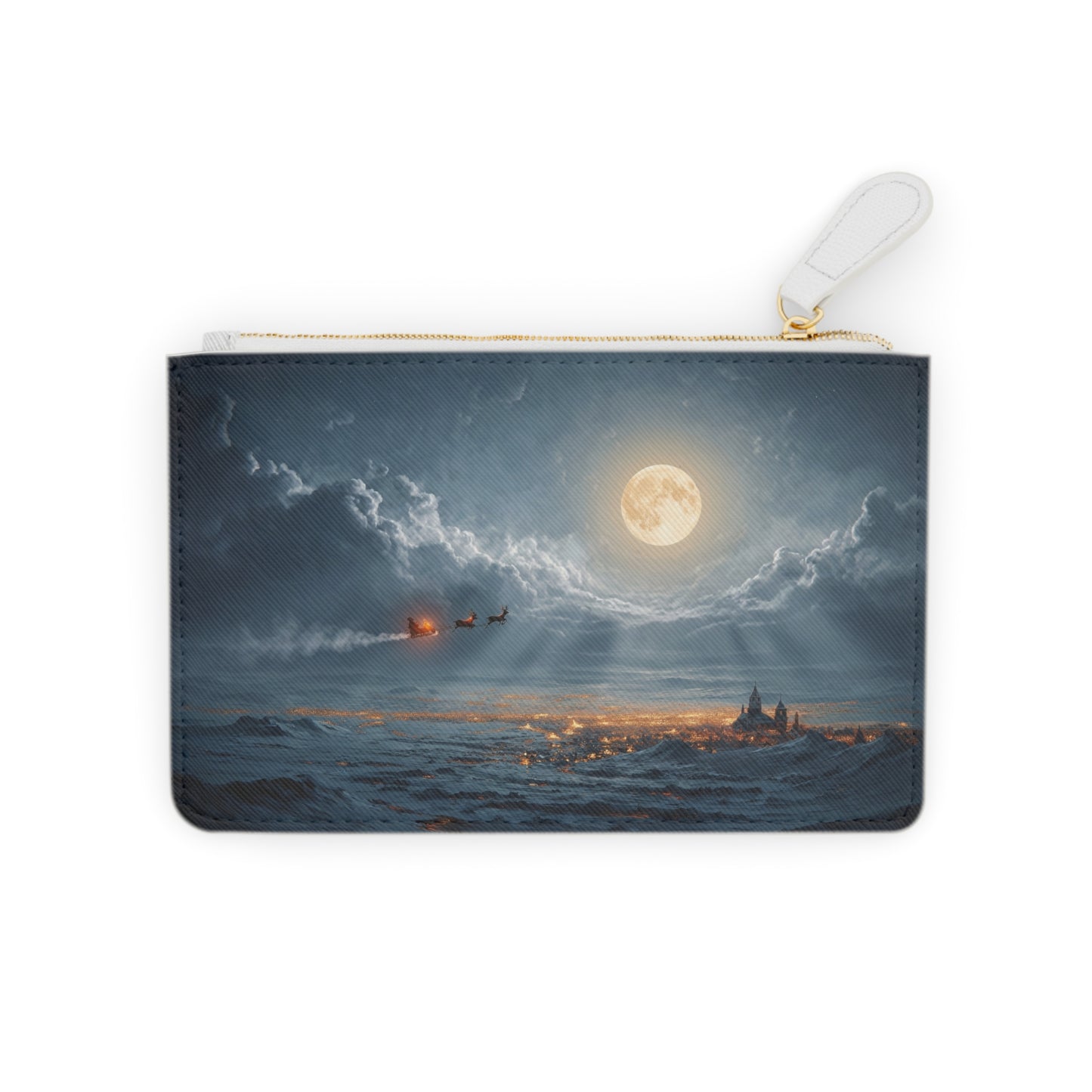 Moonlit Sleigh Ride Mini Clutch Bag – Whispers of Winter’s Journey