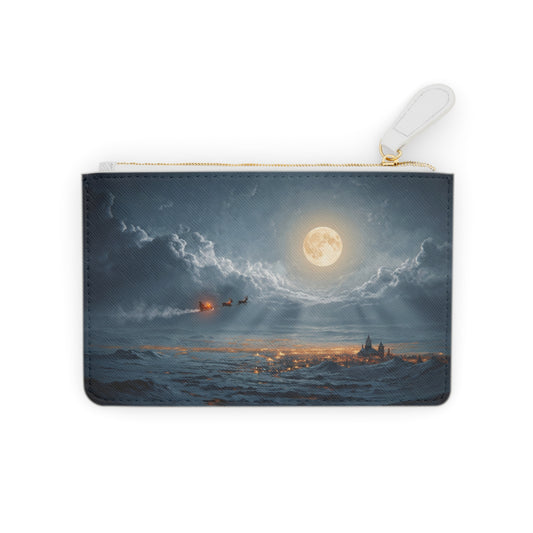 Moonlit Sleigh Ride Mini Clutch Bag – Whispers of Winter’s Journey