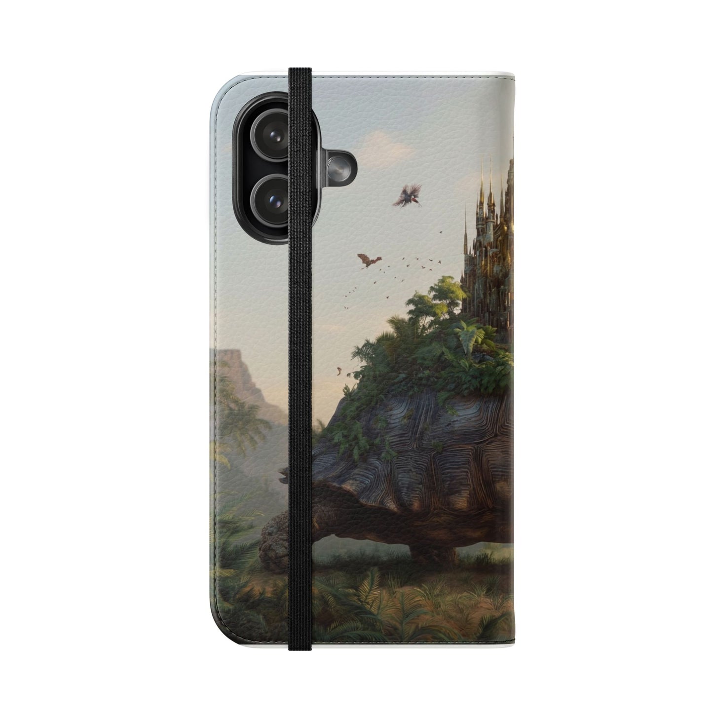 Castle Turtle Flip Cases – Golden Spire Jungle Guardian