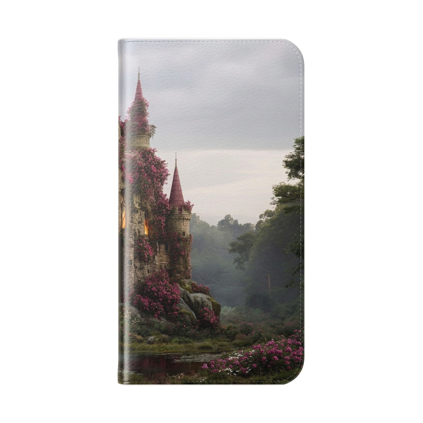 Blossom Spire Flip Cases – Pink Ivy Gothic Castle Cover
