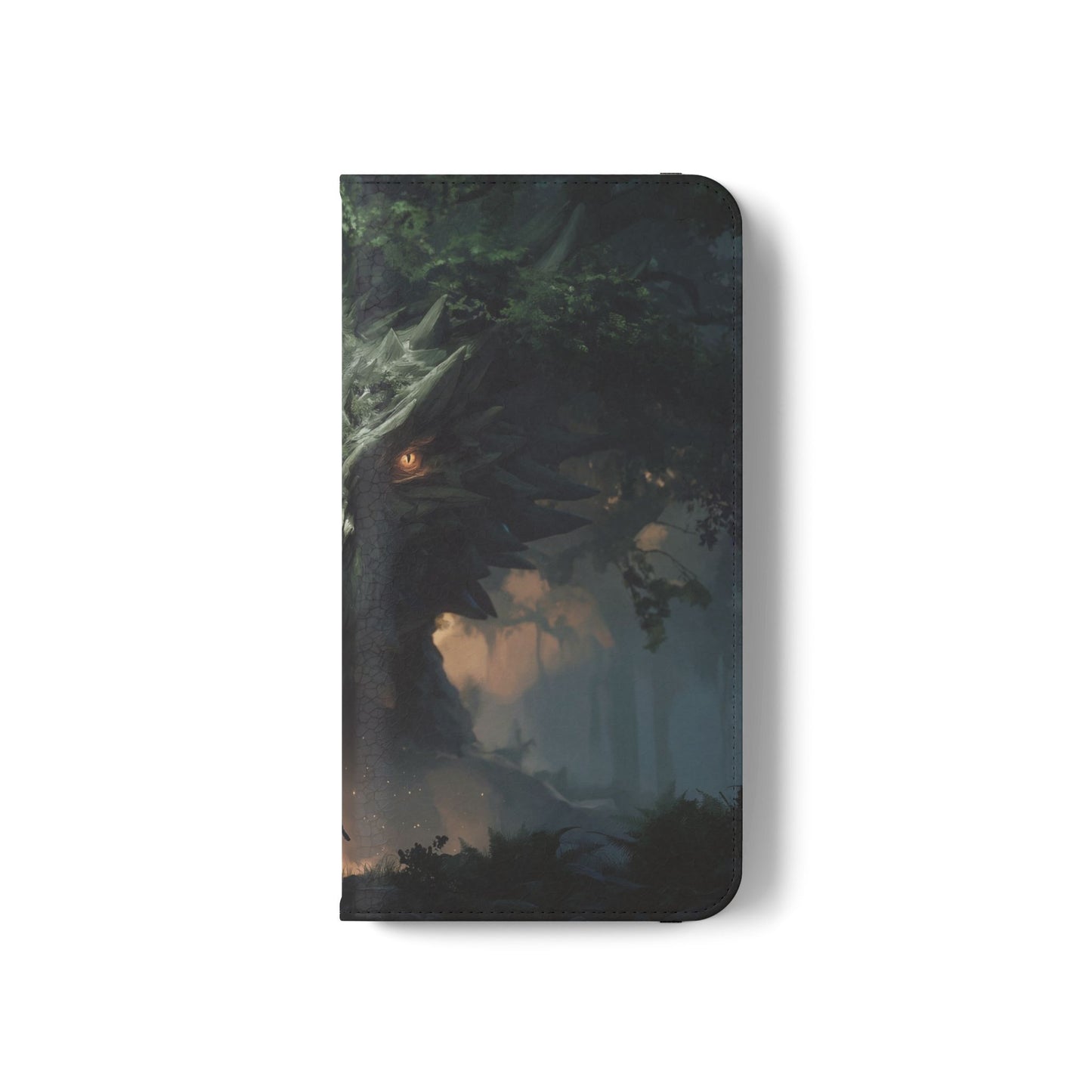 Guardian Beast Flip Cases – Moss-Clad Titan Facing the Wanderer