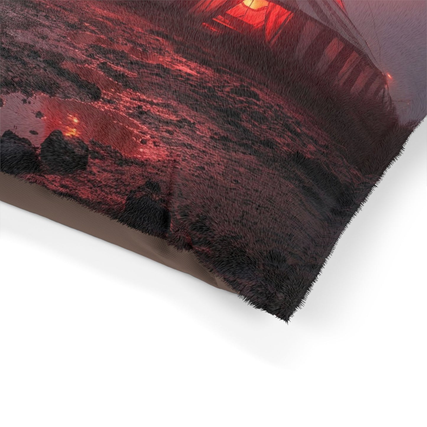 Crimson Carnival Tent Pet Bed – Twilight Wonderlands for Your Furry Companion