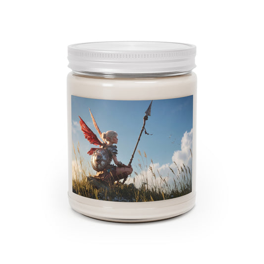 Guardian of the Wind Scented Soy Candles with White Lid, 9oz – Sunset Vigil on the Ridge