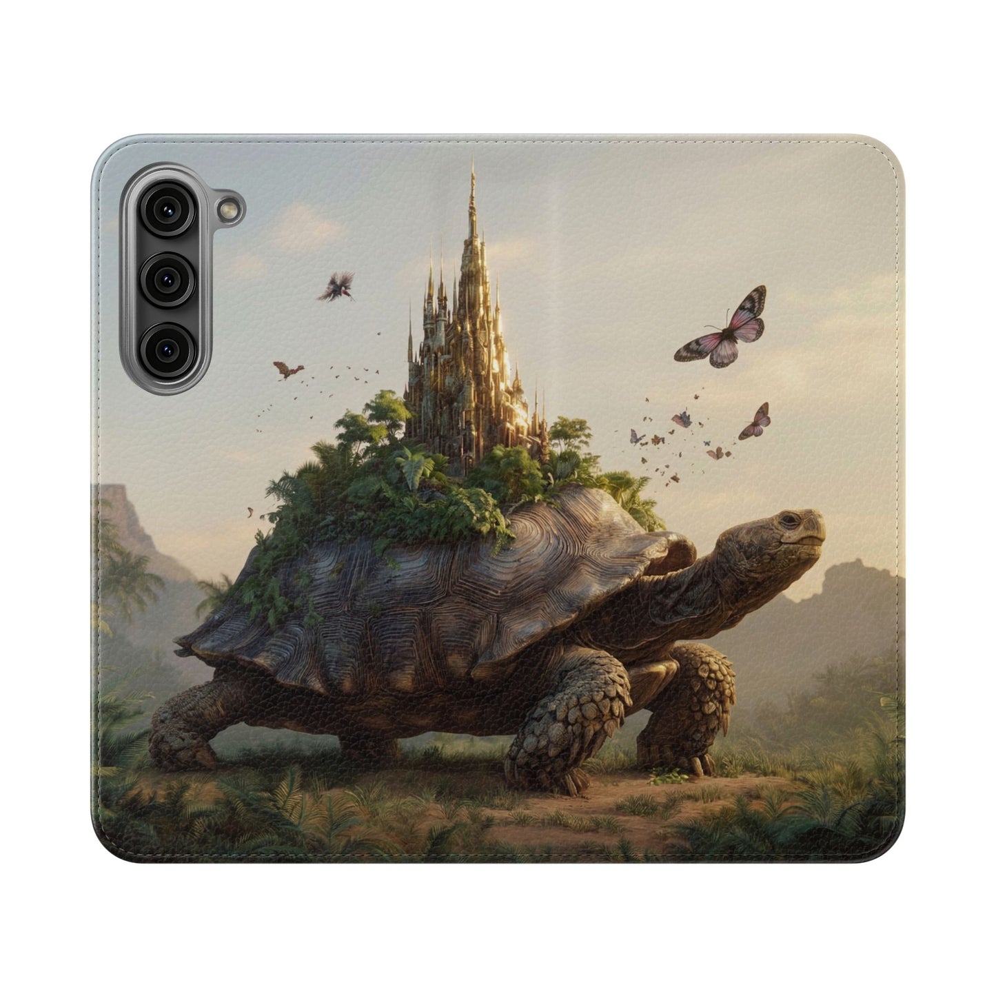 Castle Turtle Flip Cases – Golden Spire Jungle Guardian