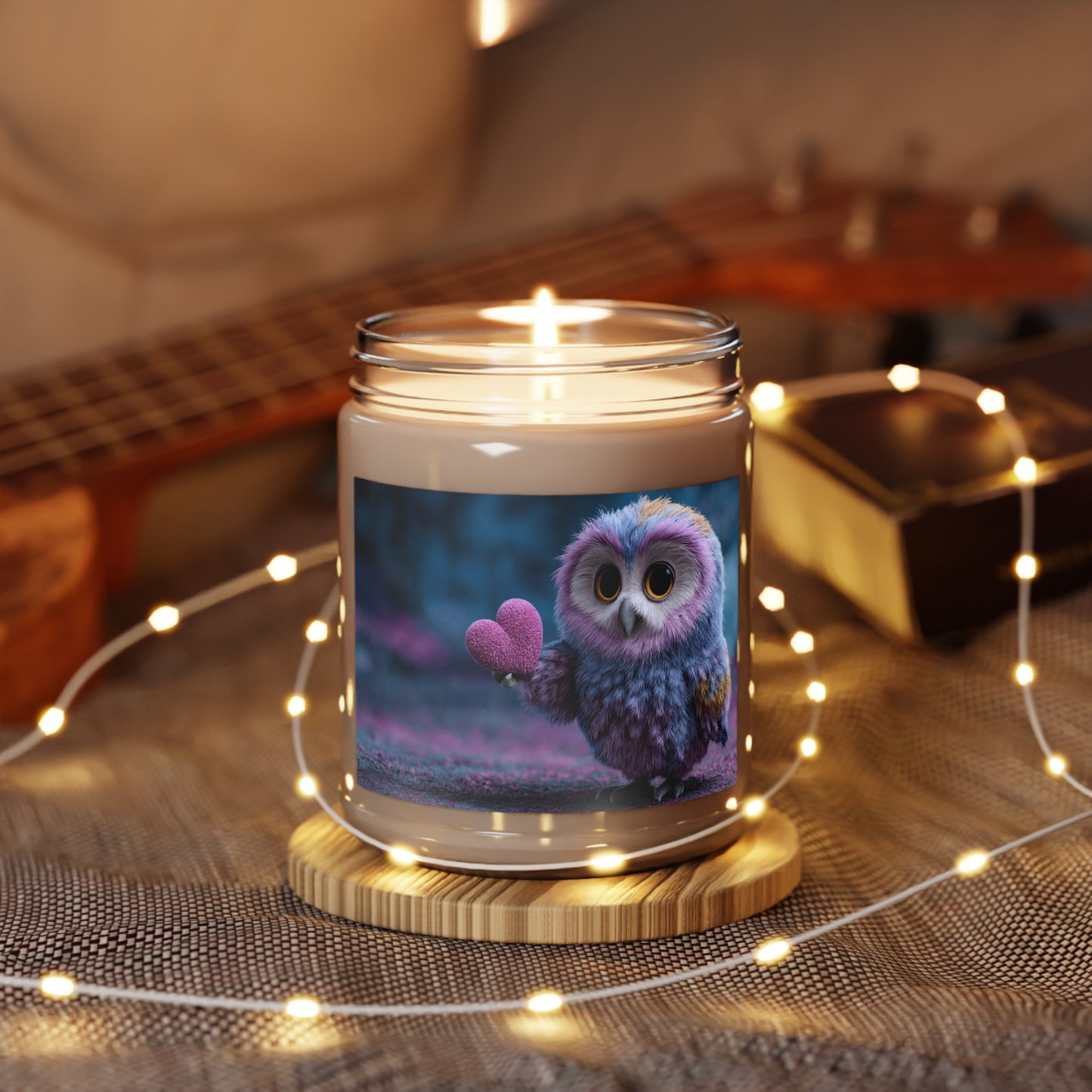 Rainbow Owl Scented Soy Candles with White Lid, 9oz – Velvet Heart Offerings