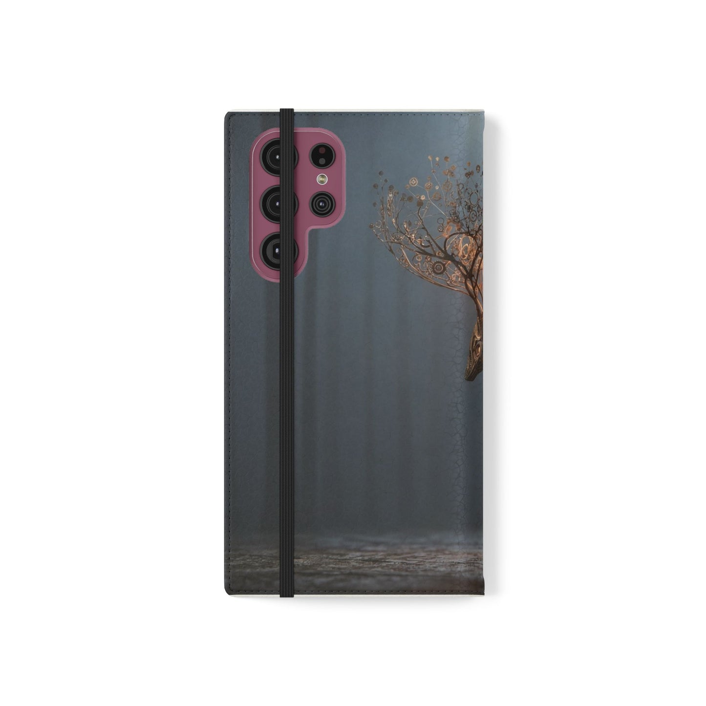 Mechanical Deer Flip Cases – Gears and Twilight Forest Guardian