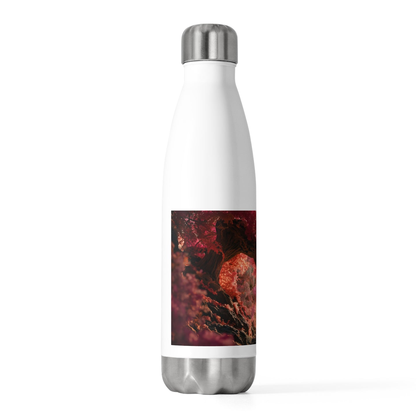 Crimson Canopy Love Bottle – Sunset Forest Embrace