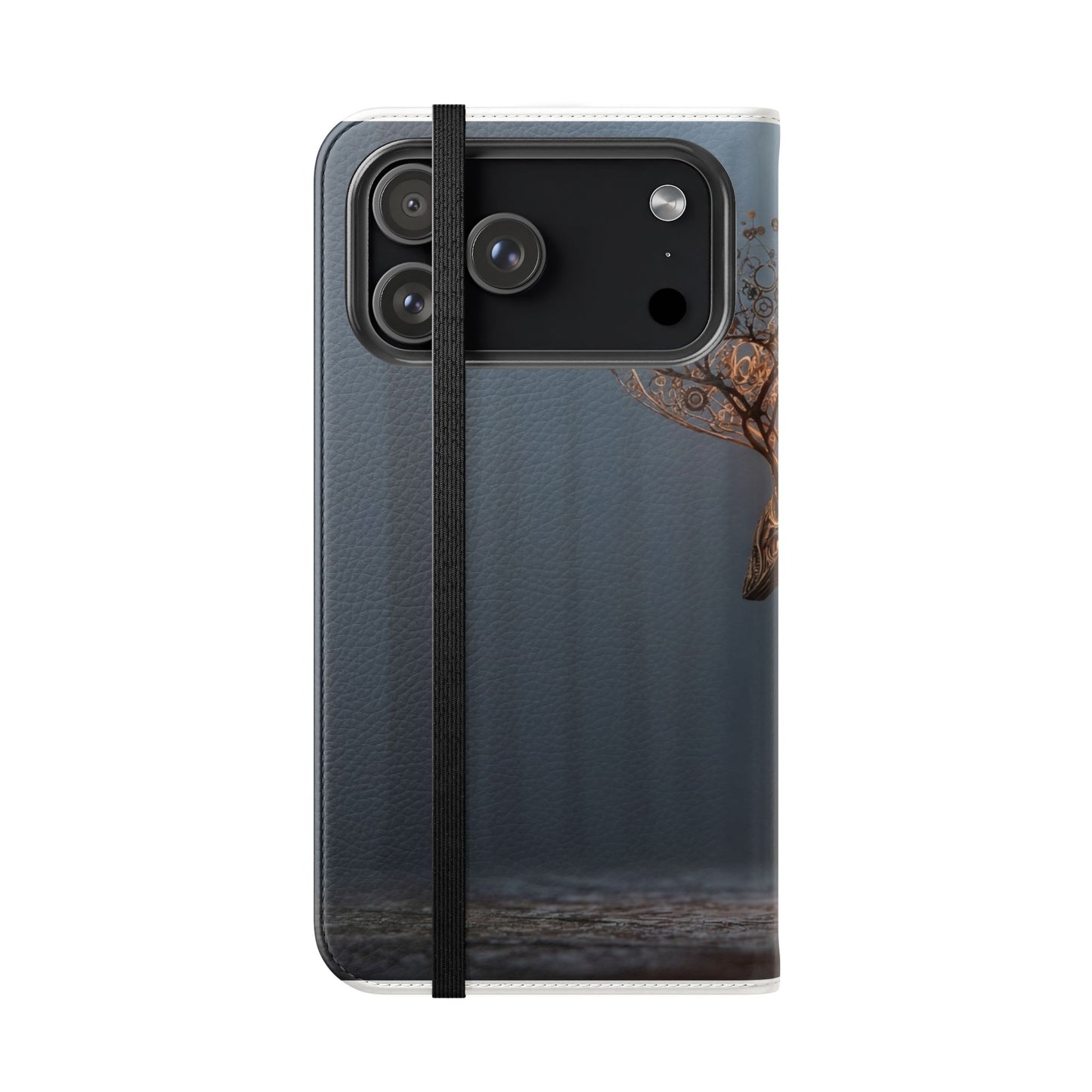 Mechanical Deer Flip Cases – Gears and Twilight Forest Guardian