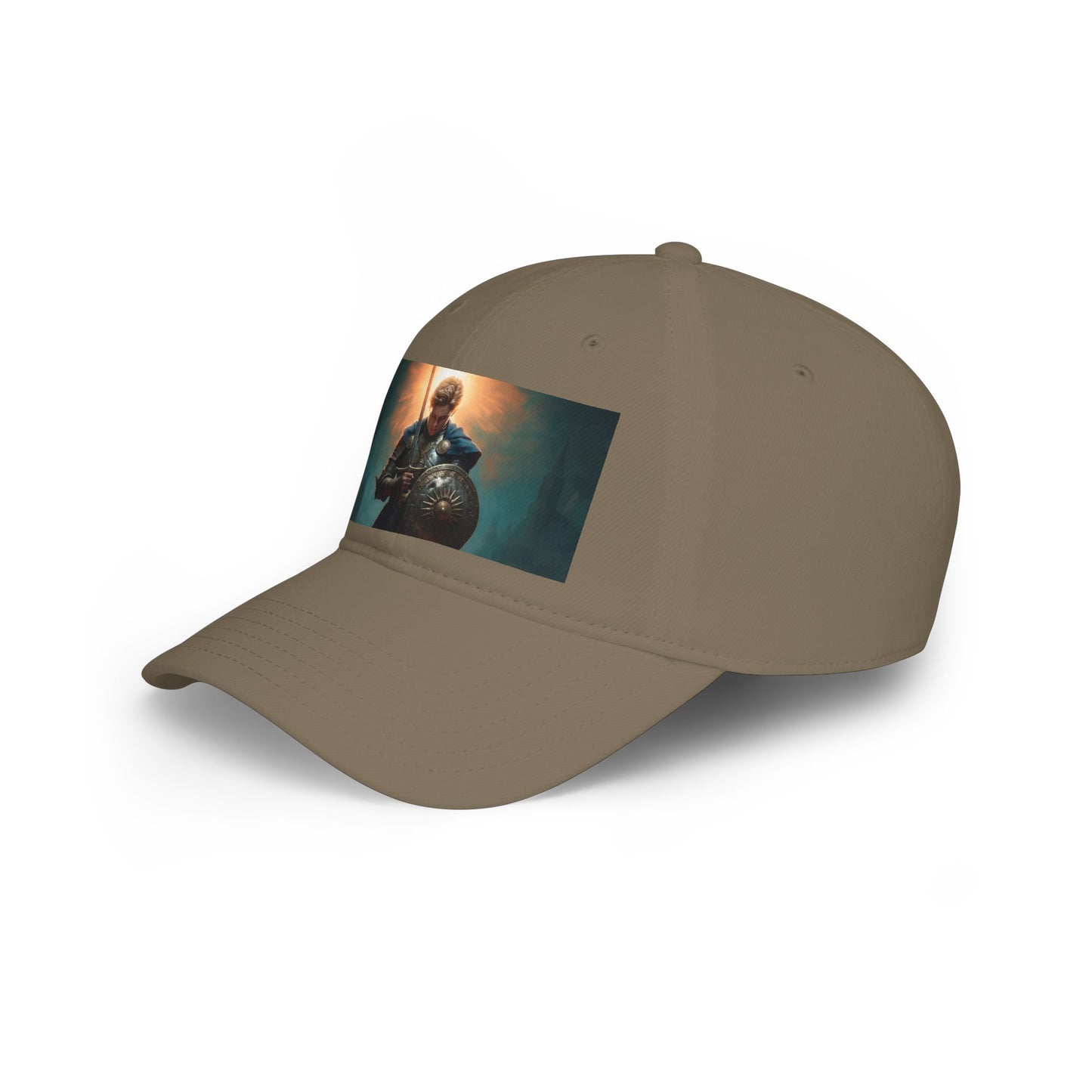 Dawn-Clad Sentinel Low Profile Baseball Cap – Radiant Resolve in Steel