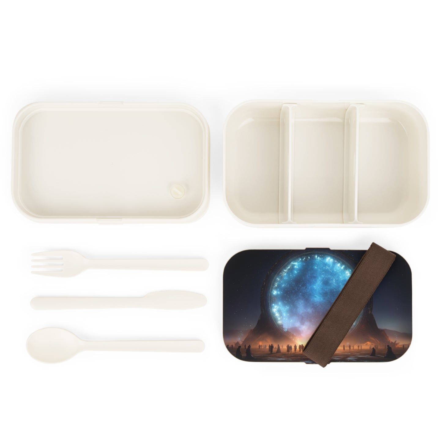 Celestial Portal Bento Lunch Box – Where Stars Meet Earth’s Warmth
