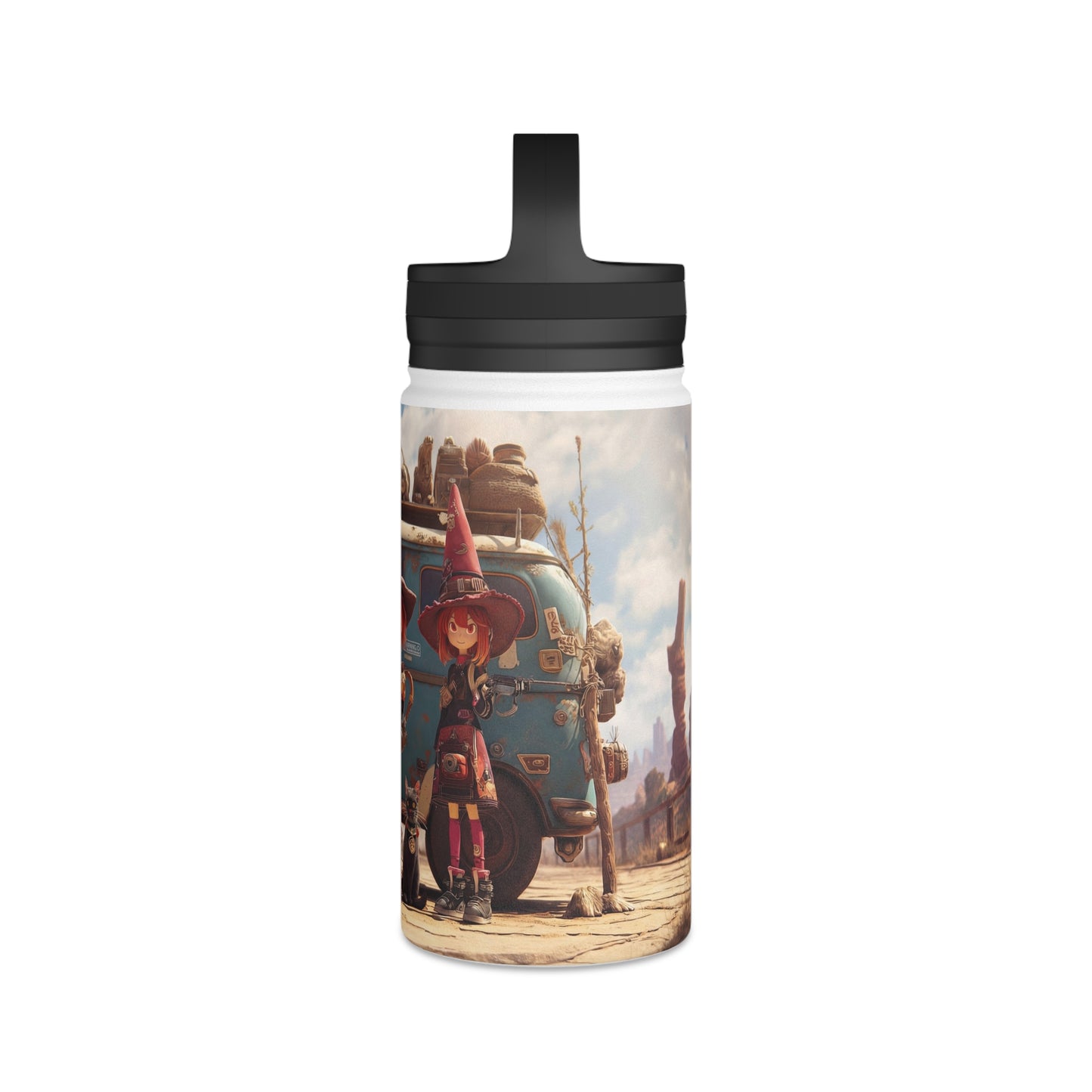 Witch Trio Adventure Water Bottle – Dusty Roadhouse Magic