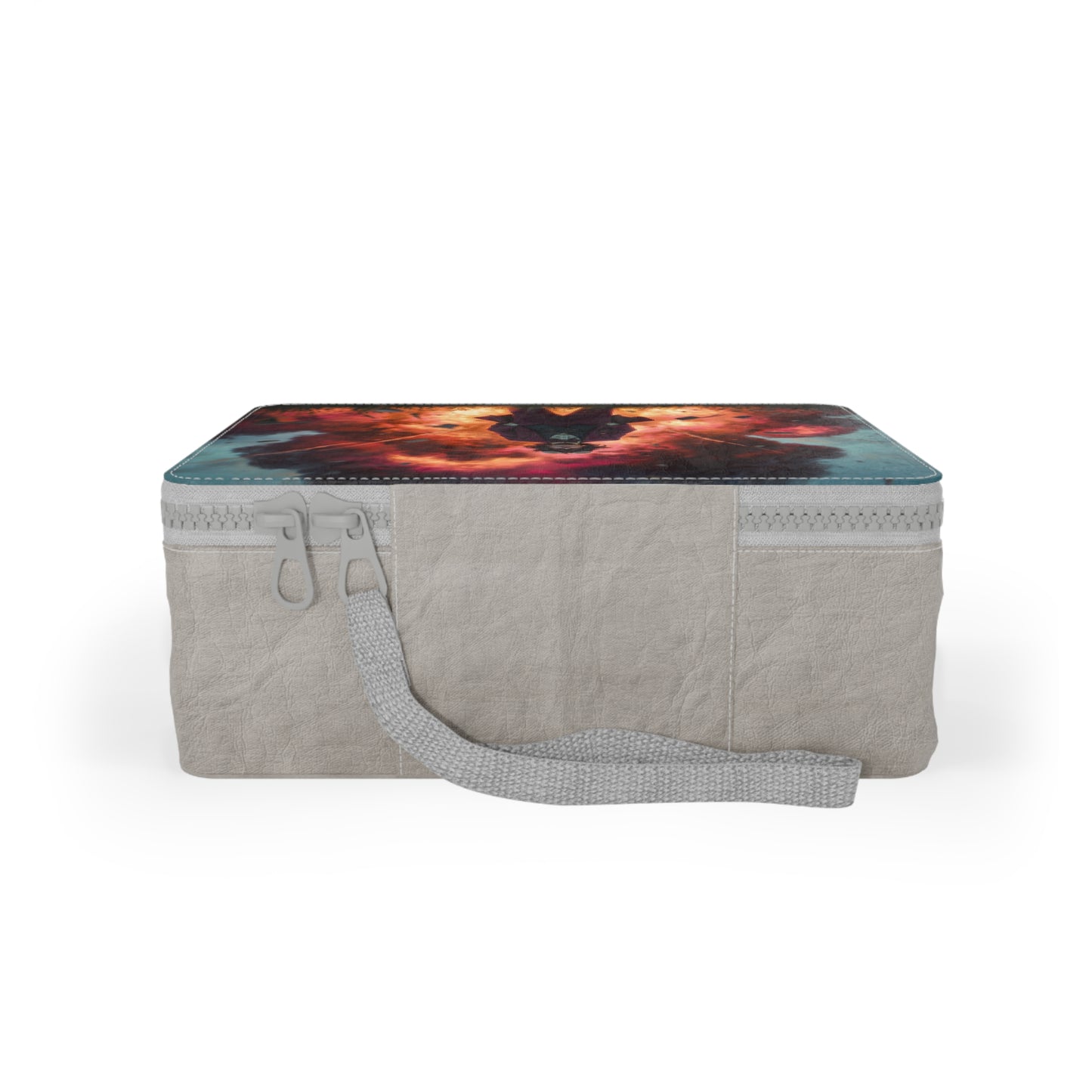 Explosive Gentleman Paper Lunch Bag – Crimson Sky Aftermath Scene