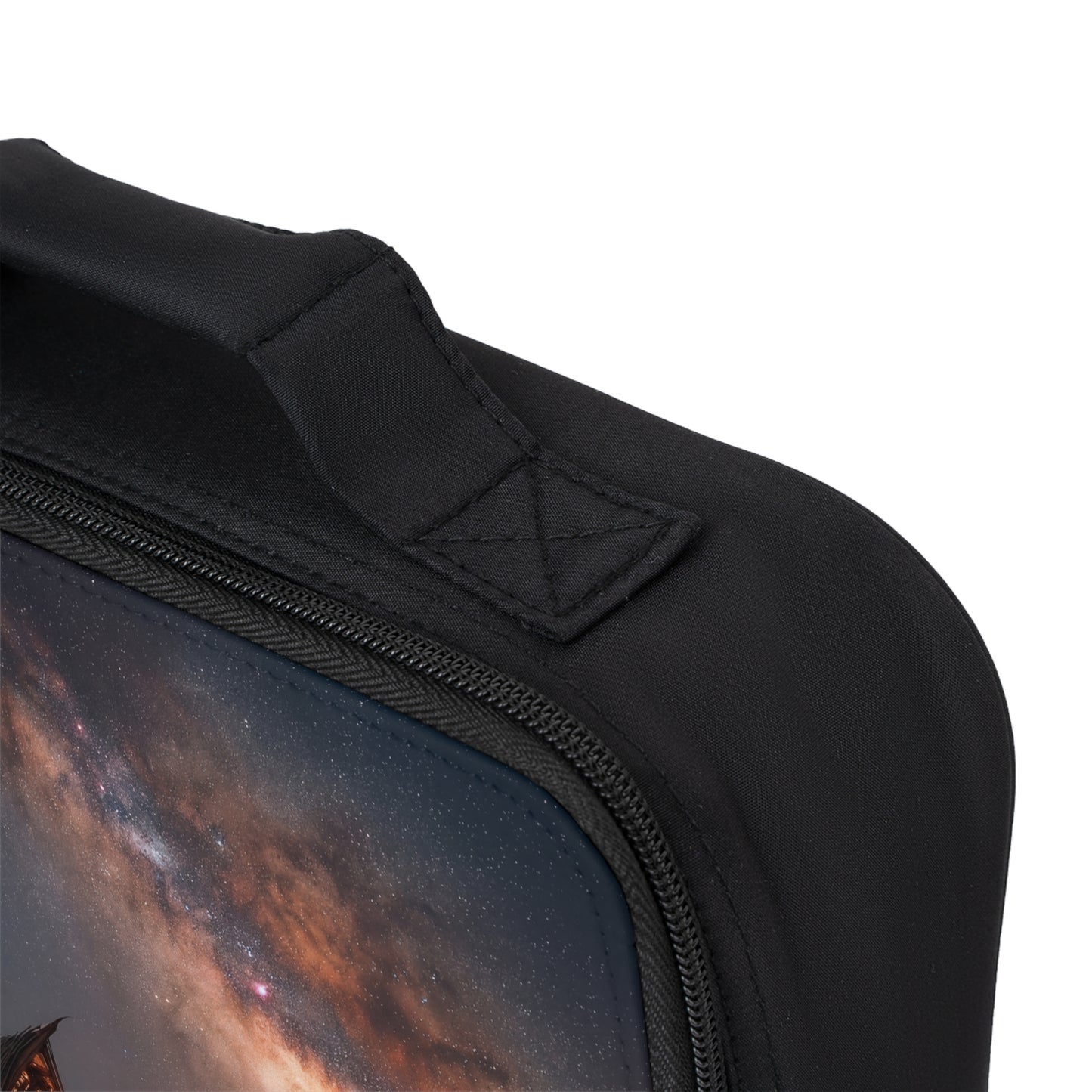 Starlit Cathedral Lunch Bag – Where the Milky Way Meets Wooden Grace