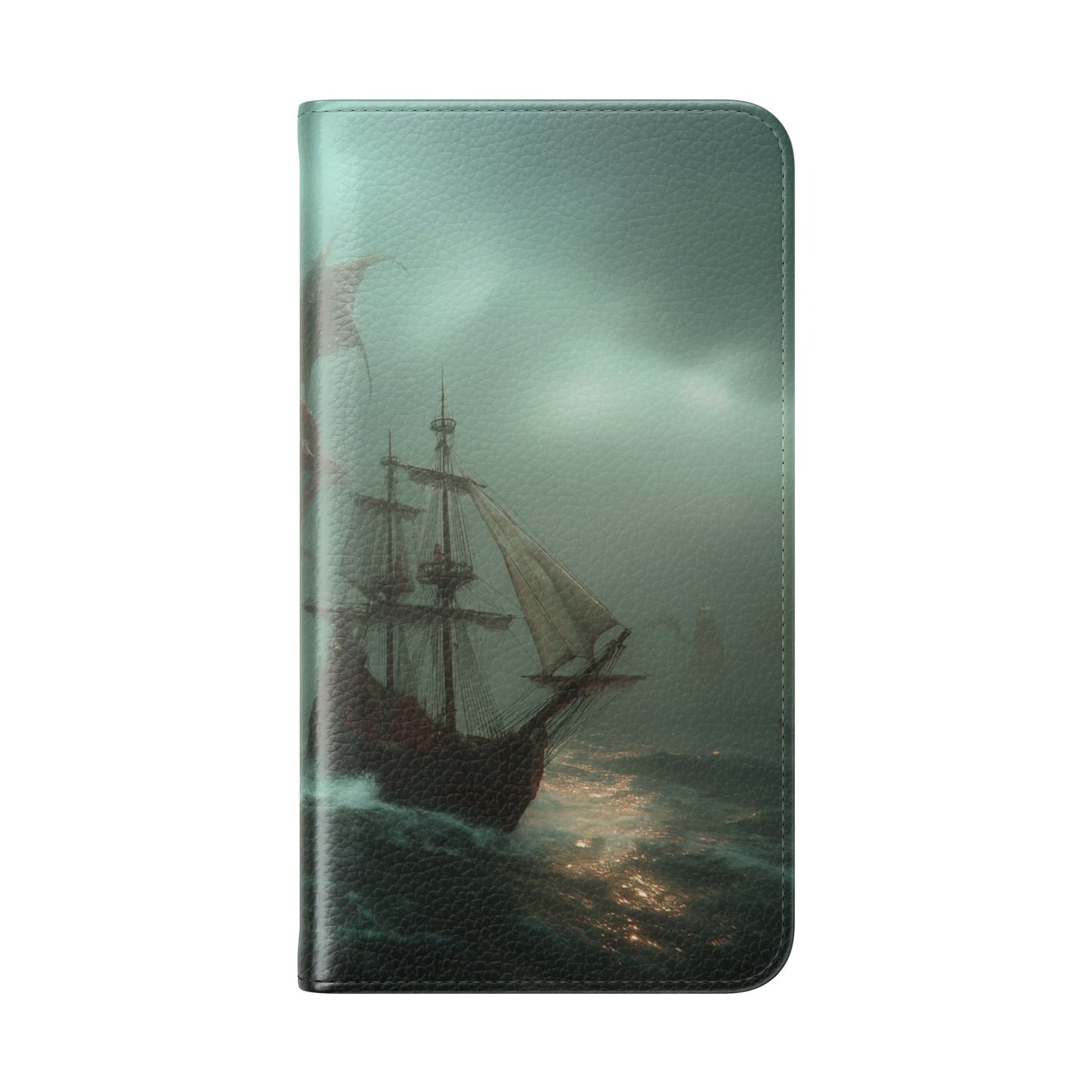 Leviathan Dragon Flip Cases – Crimson Sentinel at Sea