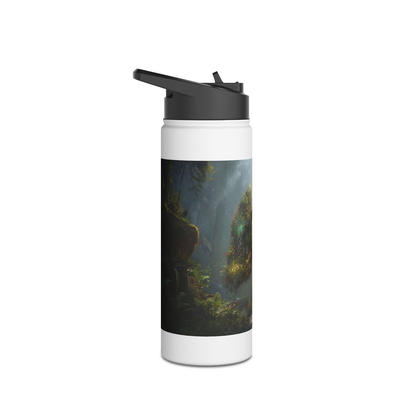 Lungs of the Forest Stainless Steel Water Bottle, Standard Lid – Breath of Ancient Canopy