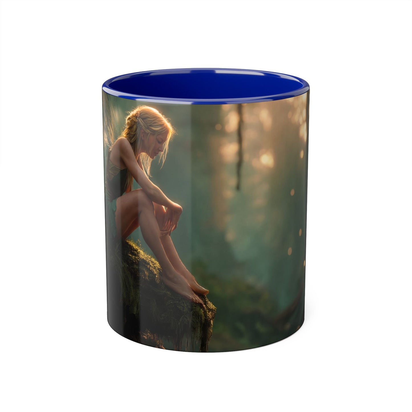 Forest Fairy Accent Mugs, 11oz – Mossy Bank Twilight Solitude